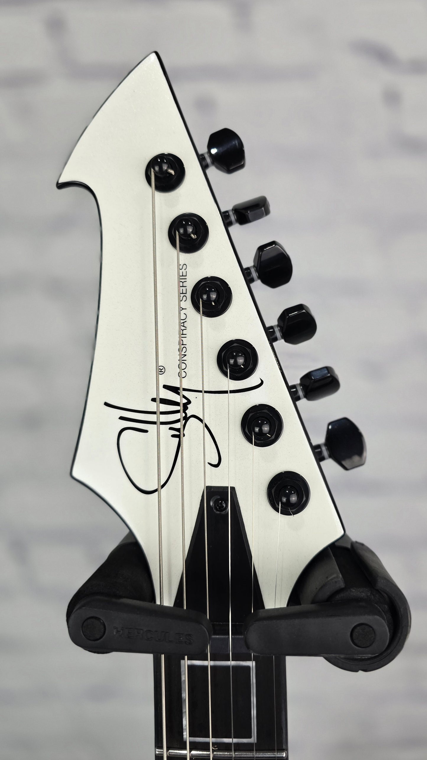 Sully Guitars Conspiracy Series Raven Select Electric Guitar Pearl Whitemare