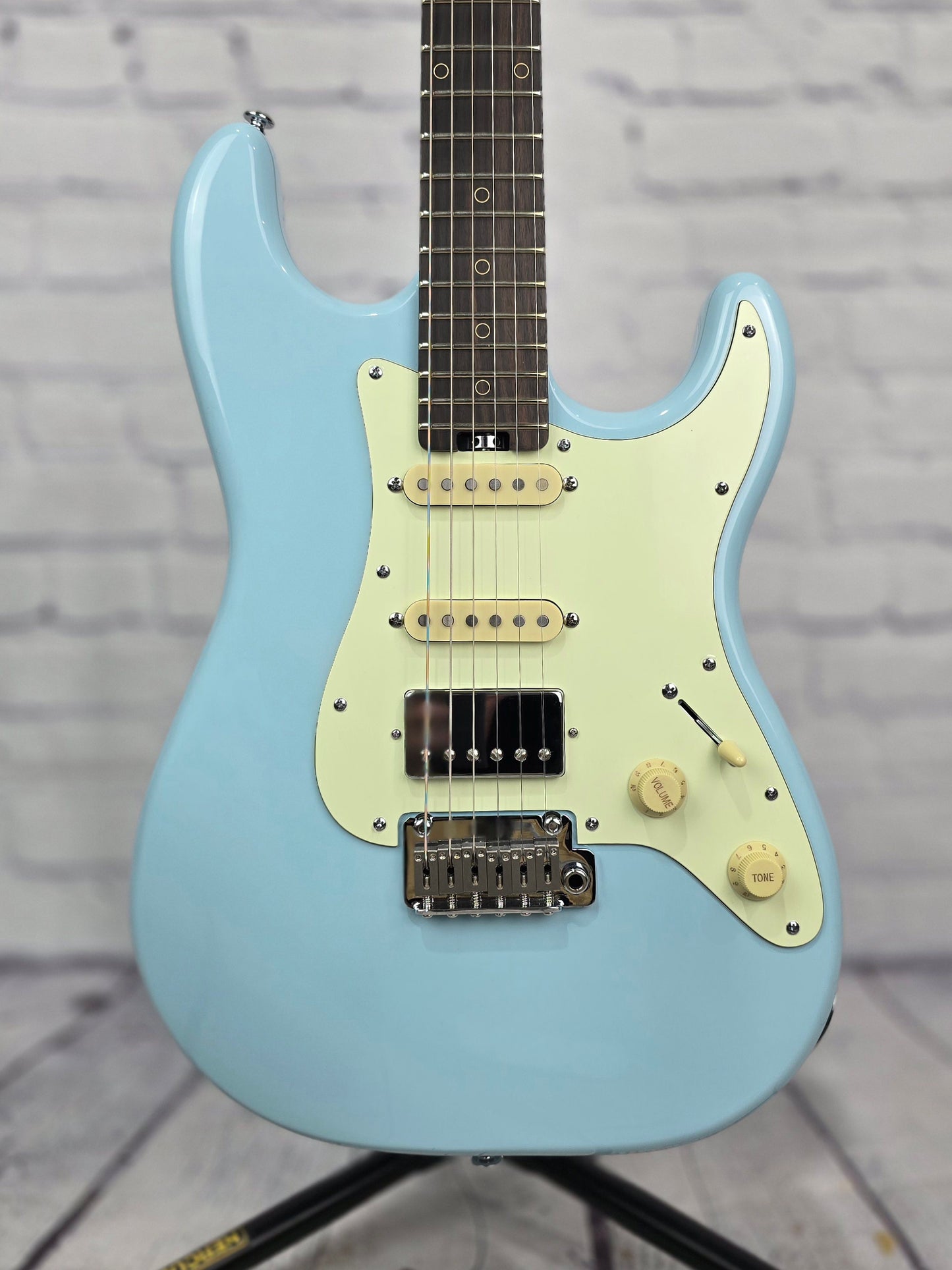 Schecter Guitars Nick Johnston Traditional HSS Electric Guitar Atomic Frost