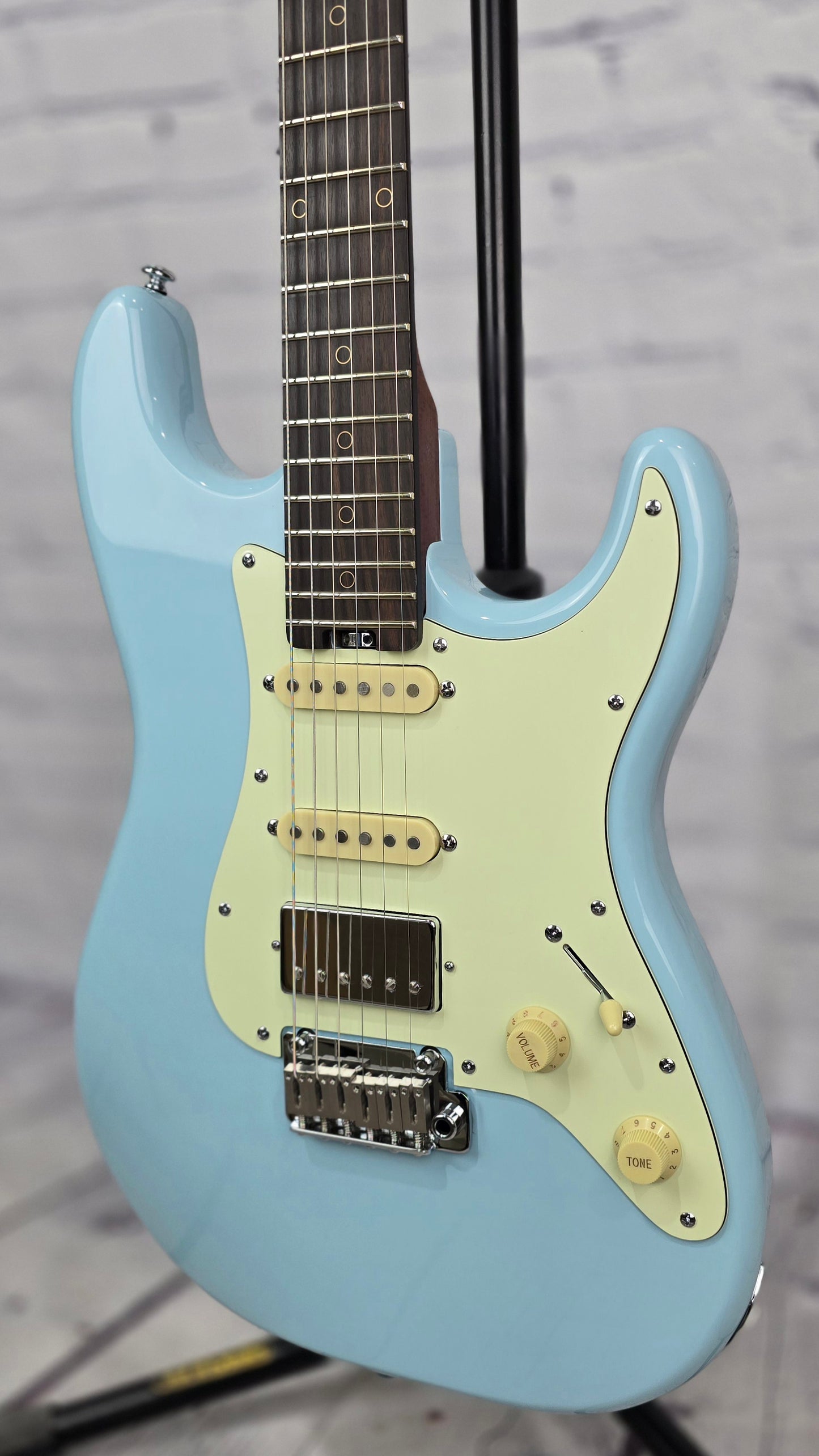 Schecter Guitars Nick Johnston Traditional HSS Electric Guitar Atomic Frost