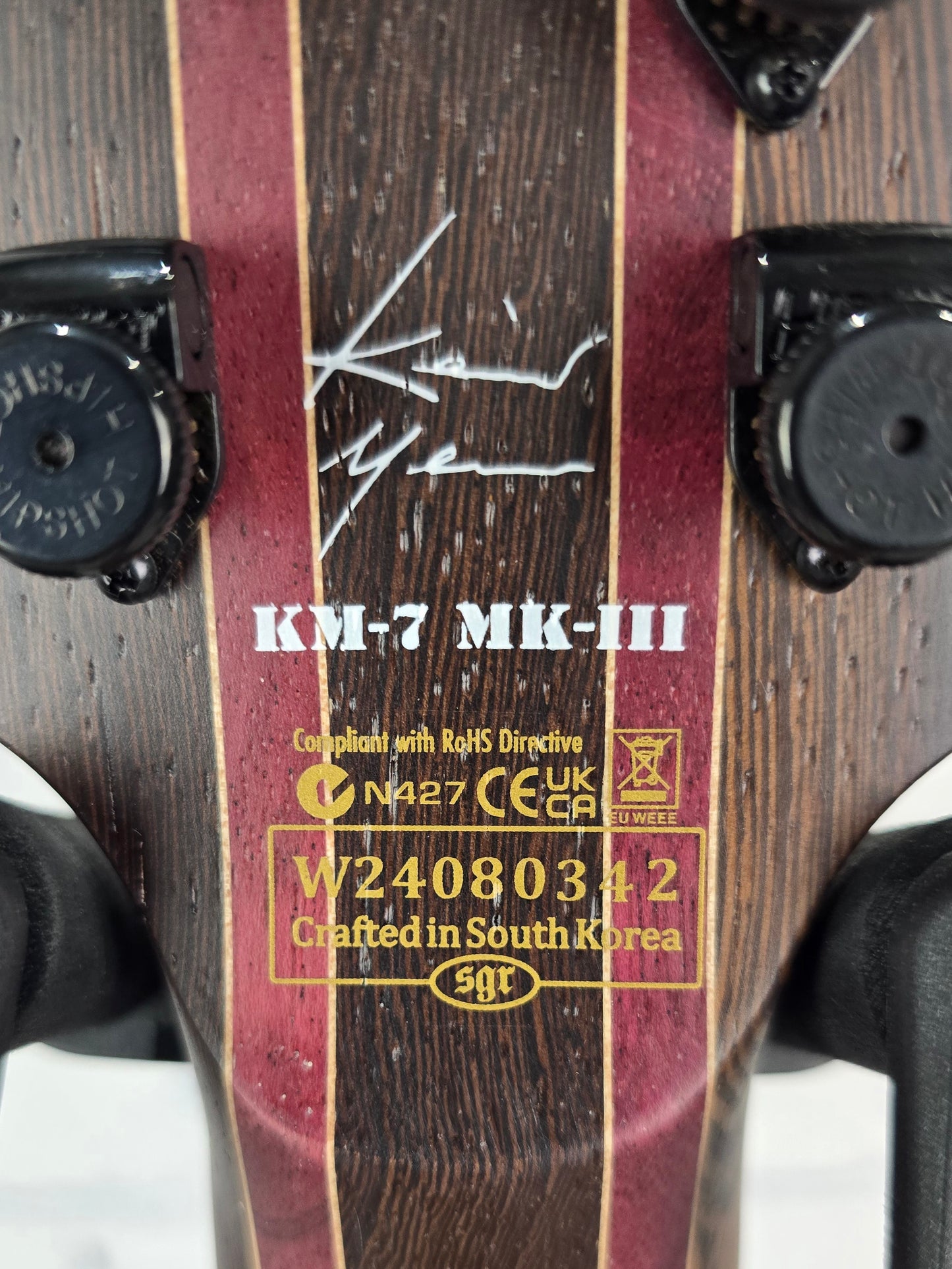 Schecter Keith Merrow KM-7 MkIII 7 String Electric Guitar Lagoon Fade