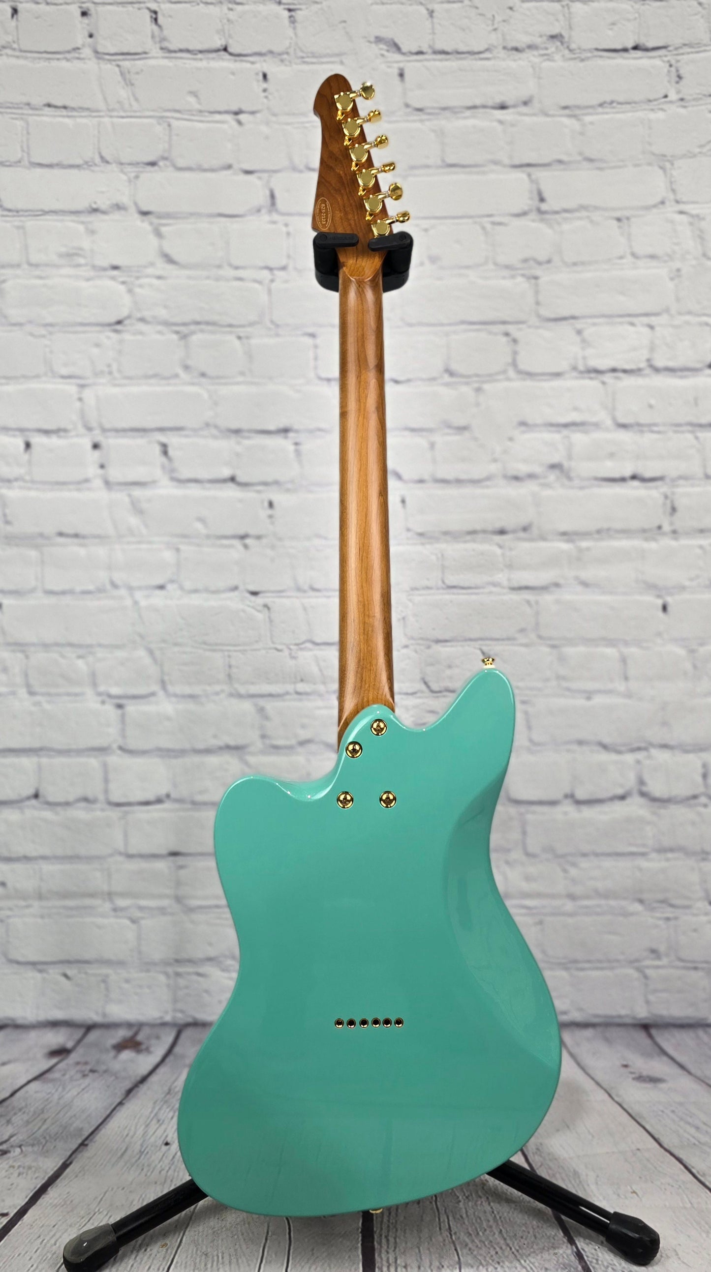 Balaguer T-Bar Growler 27" Baritone Electric Guitar Metallic Cool Green