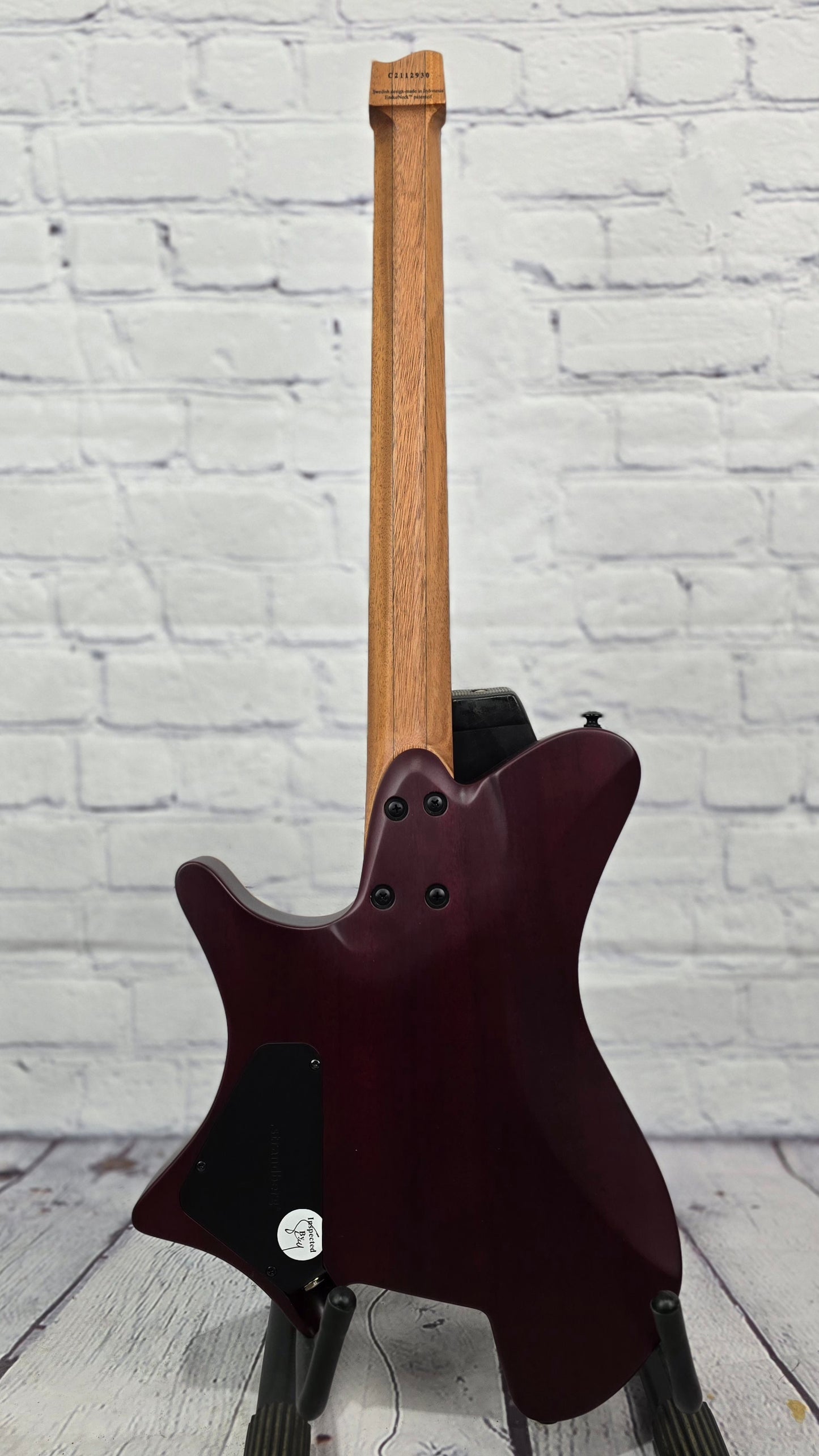 Strandberg Salen Jazz NX 6 String Semi-Hollow Electric Guitar Burgundy