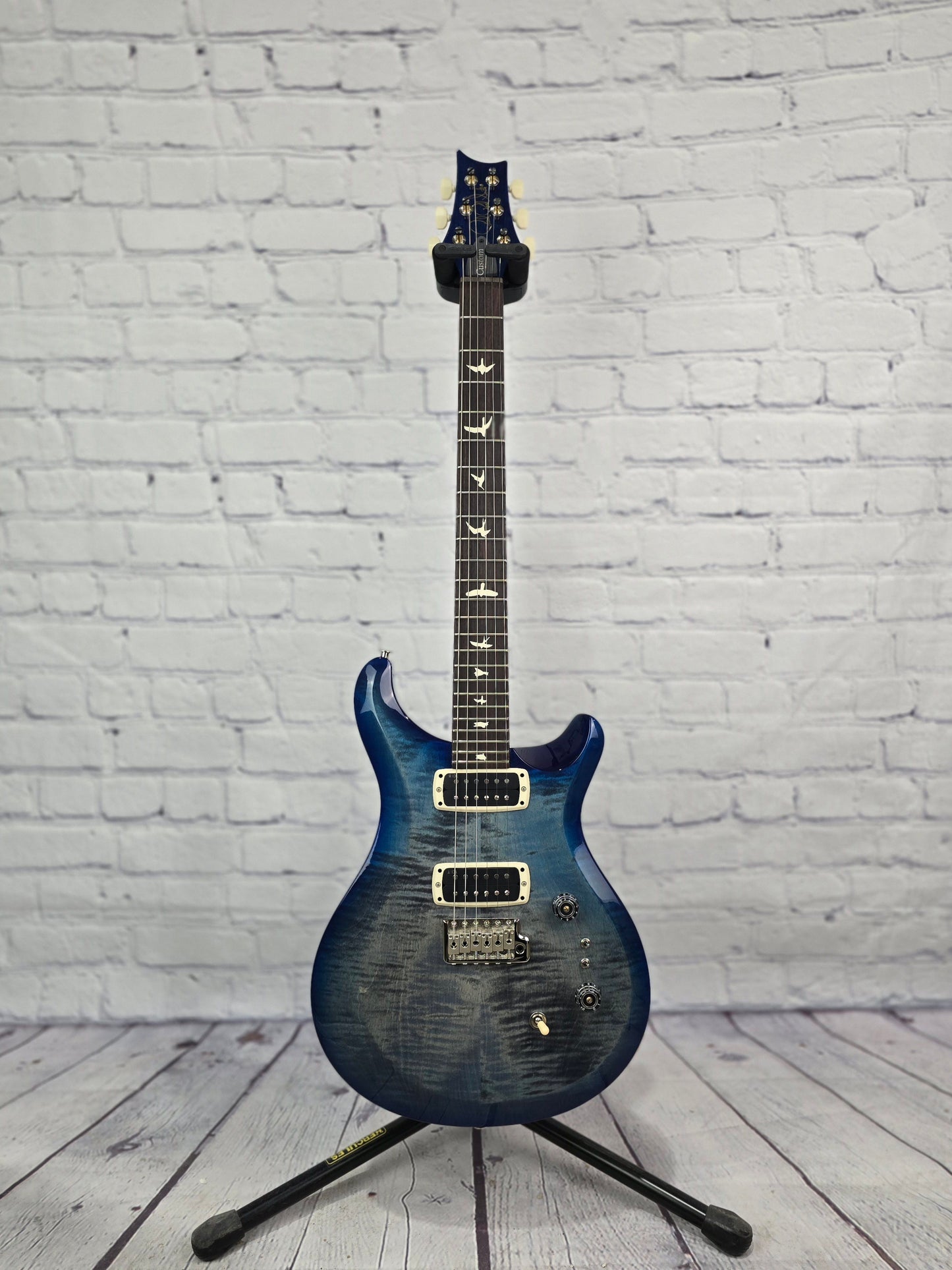 Paul Reed Smith PRS S2 Custom 24-08 Electric Guitar Faded Gray Black Blue Burst