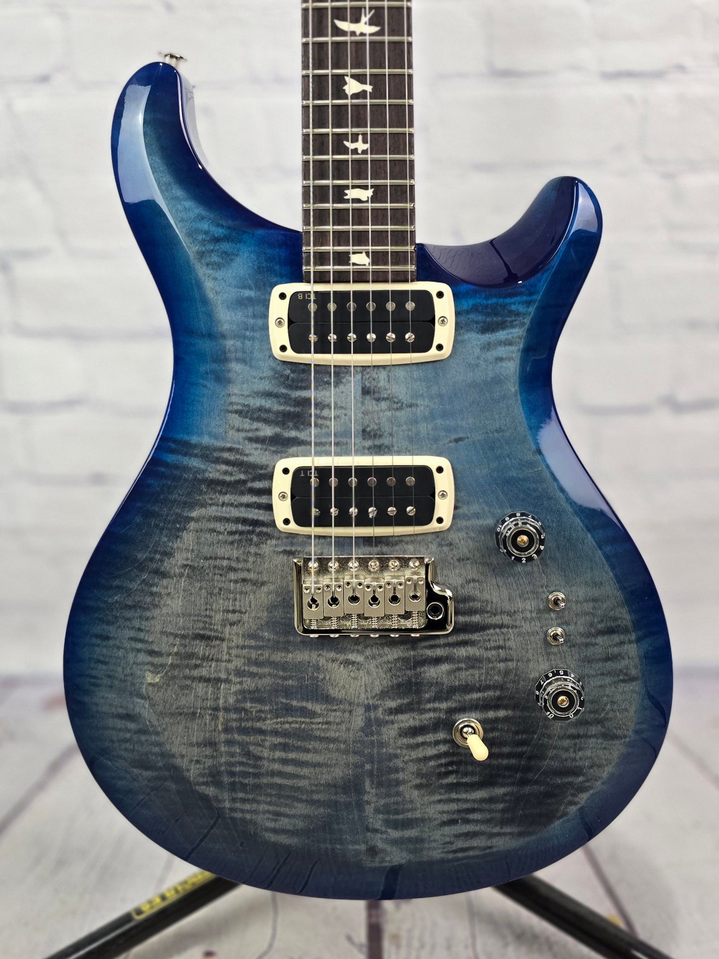 Paul Reed Smith PRS S2 Custom 24-08 Electric Guitar Faded Gray Black Blue Burst