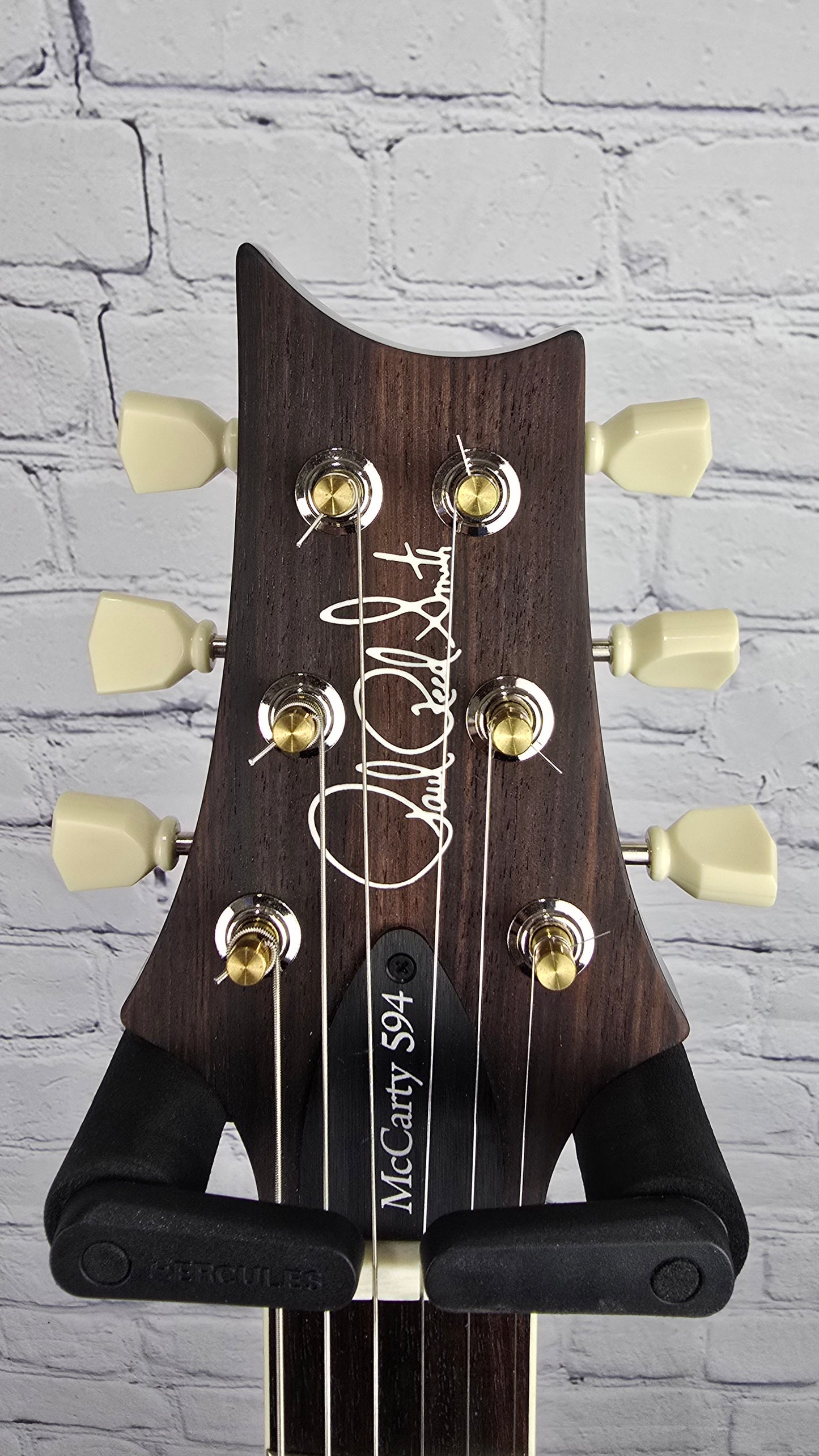 USED Paul Reed Smith PRS McCarty 594 Hollowbody II 10 Top HBII Electric Guitar Trampas Green Jadeburst