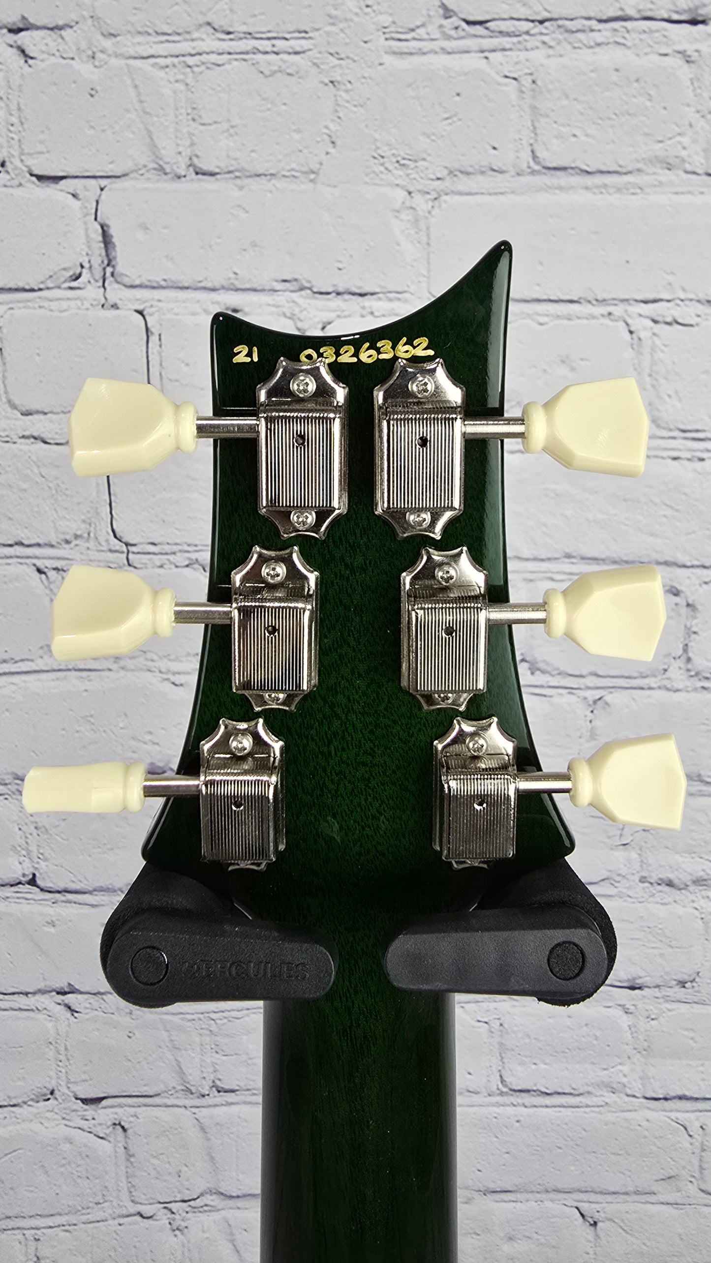 USED Paul Reed Smith PRS McCarty 594 Hollowbody II 10 Top HBII Electric Guitar Trampas Green Jadeburst