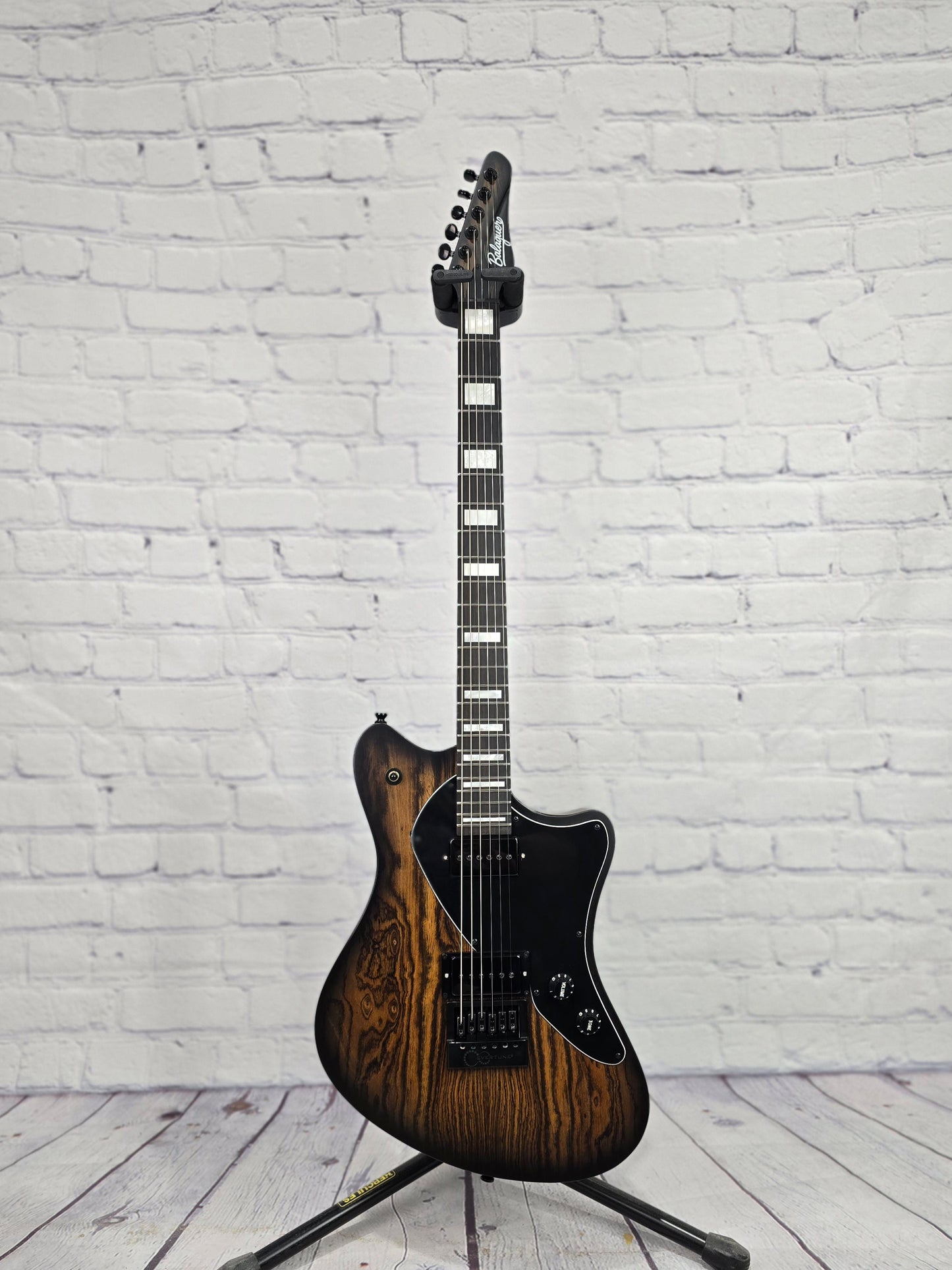 Balaguer Guitars MITCH6 Espada Evertune Mitch Stark Signature Electric Guitar Black Edge Burst