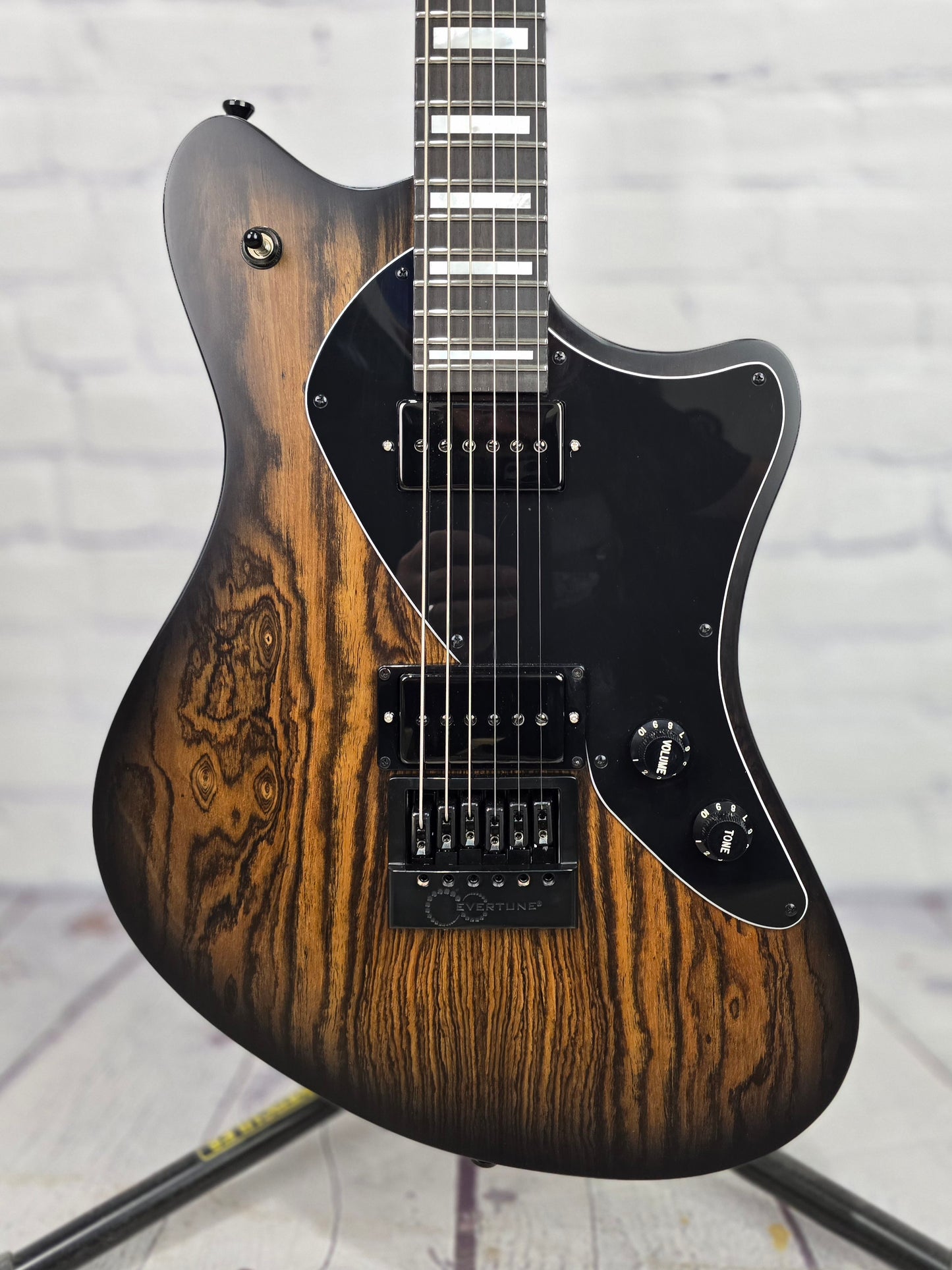 Balaguer Guitars MITCH6 Espada Evertune Mitch Stark Signature Electric Guitar Black Edge Burst