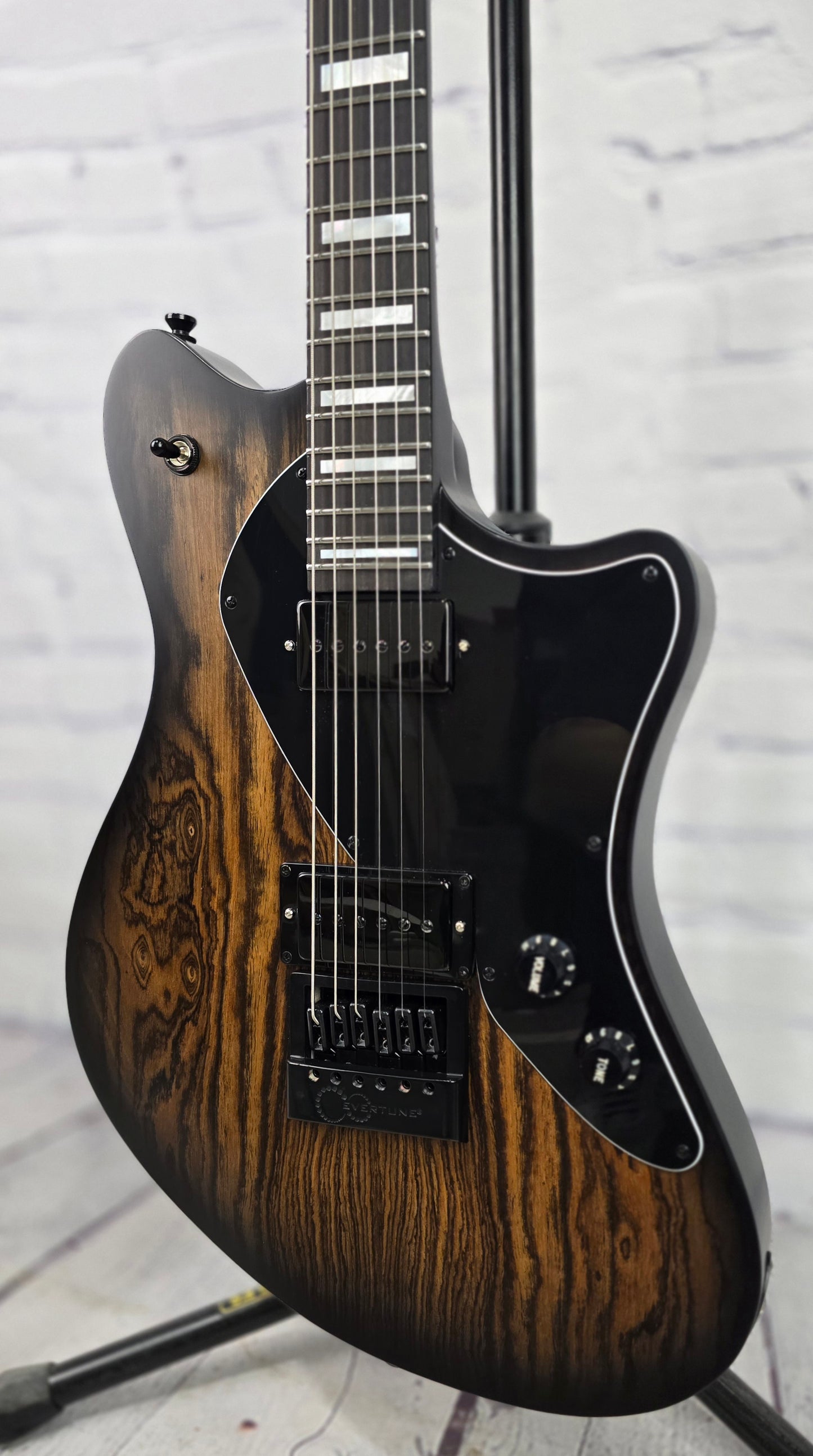 Balaguer Guitars MITCH6 Espada Evertune Mitch Stark Signature Electric Guitar Black Edge Burst