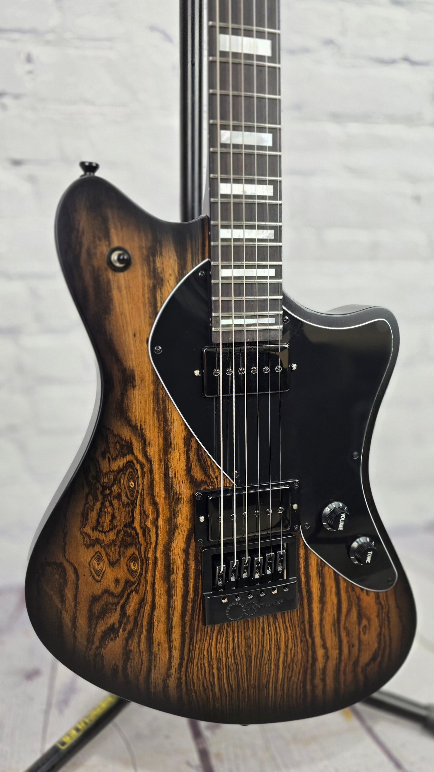 Balaguer Guitars MITCH6 Espada Evertune Mitch Stark Signature Electric Guitar Black Edge Burst