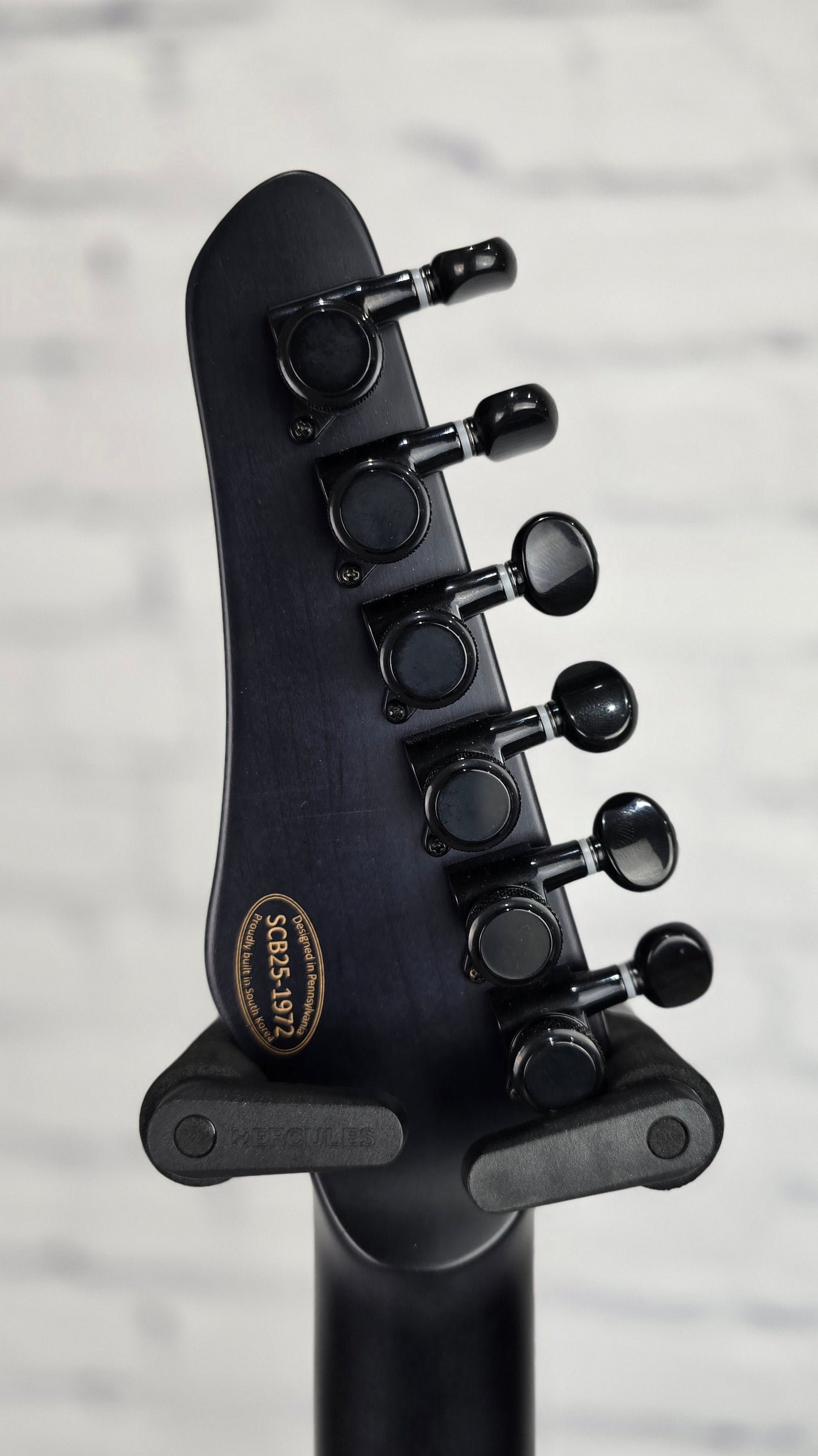 Balaguer Guitars MITCH6 Espada Evertune Mitch Stark Signature Electric Guitar Black Edge Burst