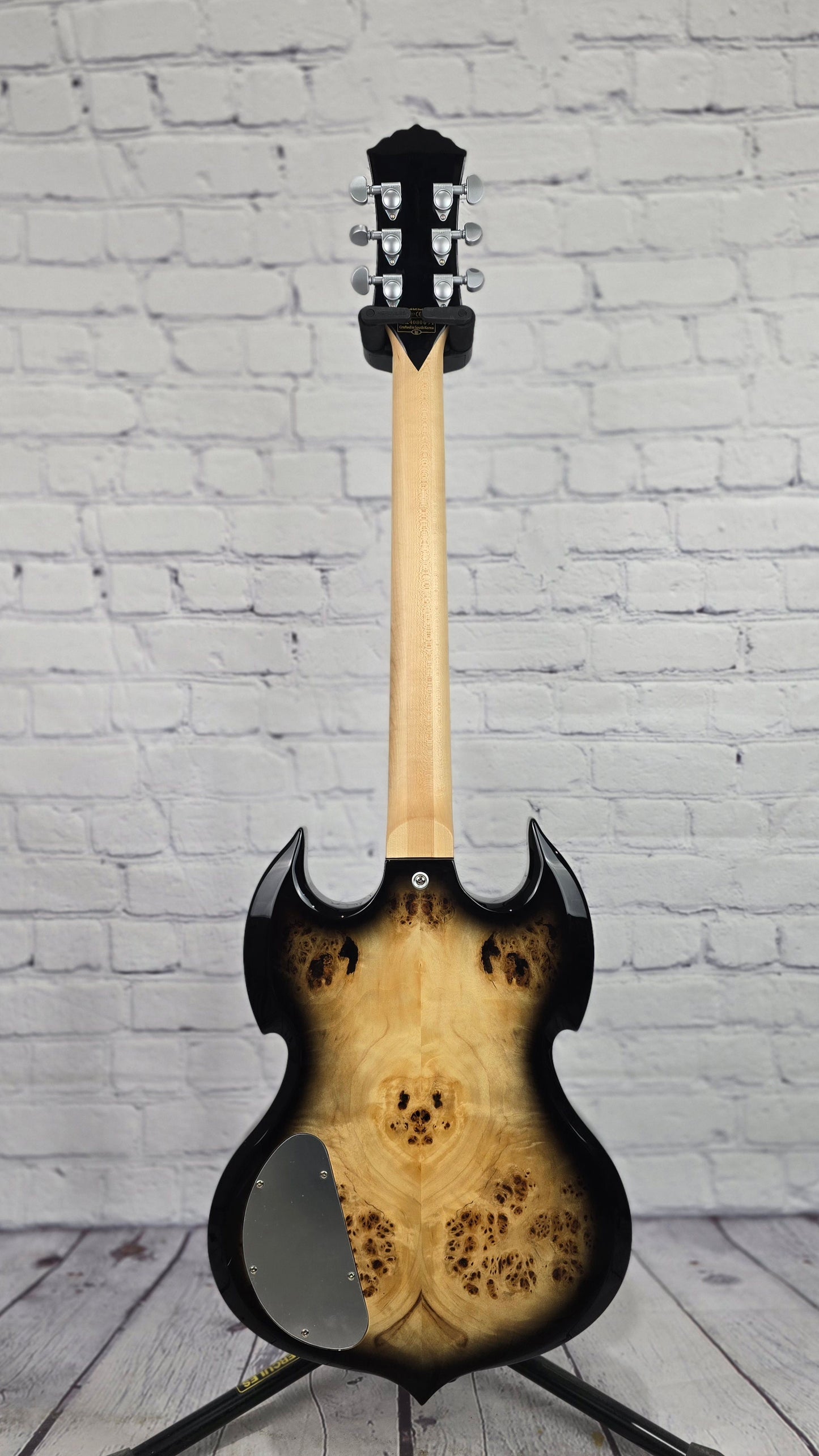 USED Schecter Wylde Audio Ironworks Barbarian 6 String Electric Guitar Black Burst
