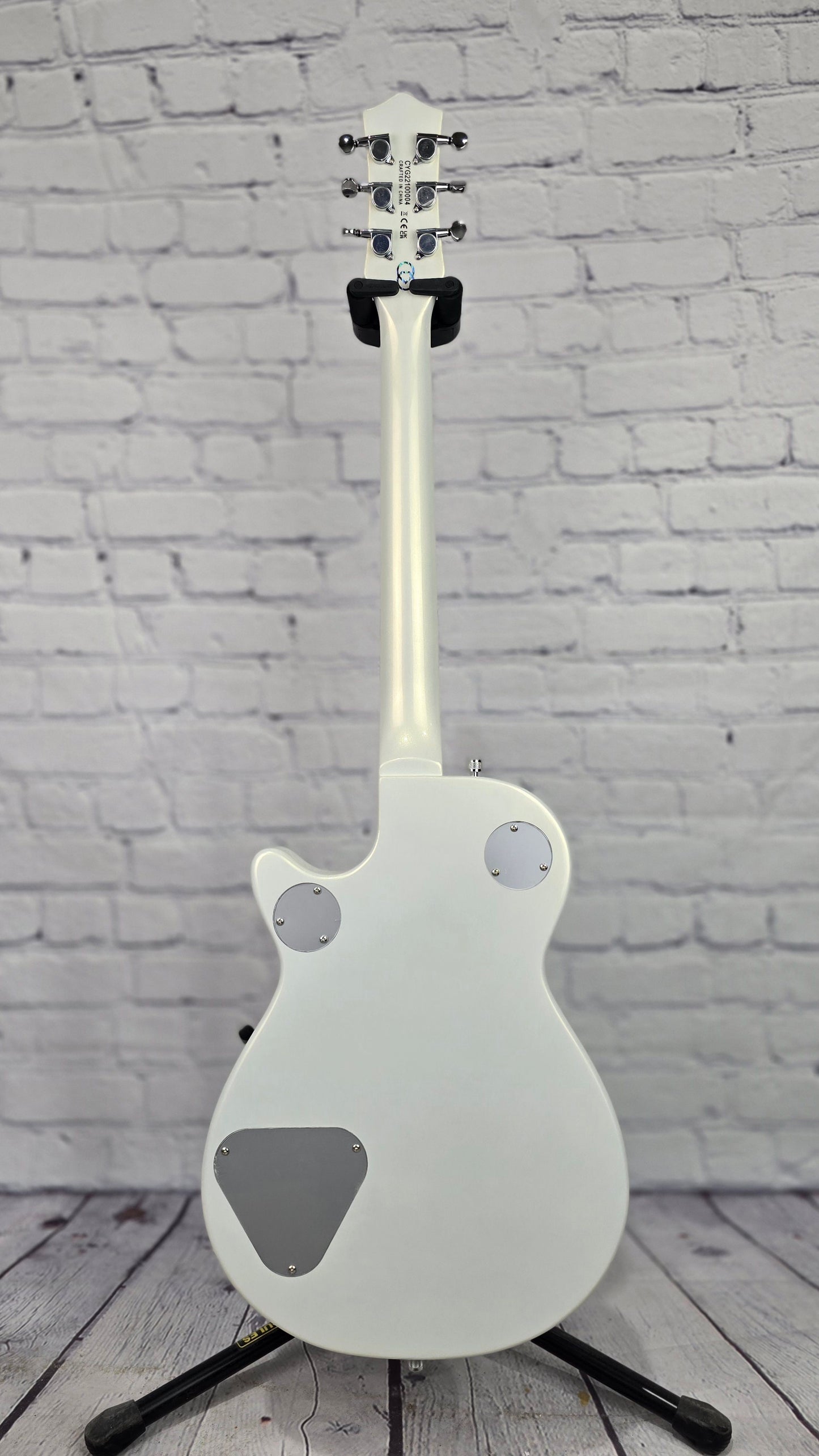 USED Gretsch G5230T-140 Electromatic Jet 6 String Electric Guitar Pearl Stone