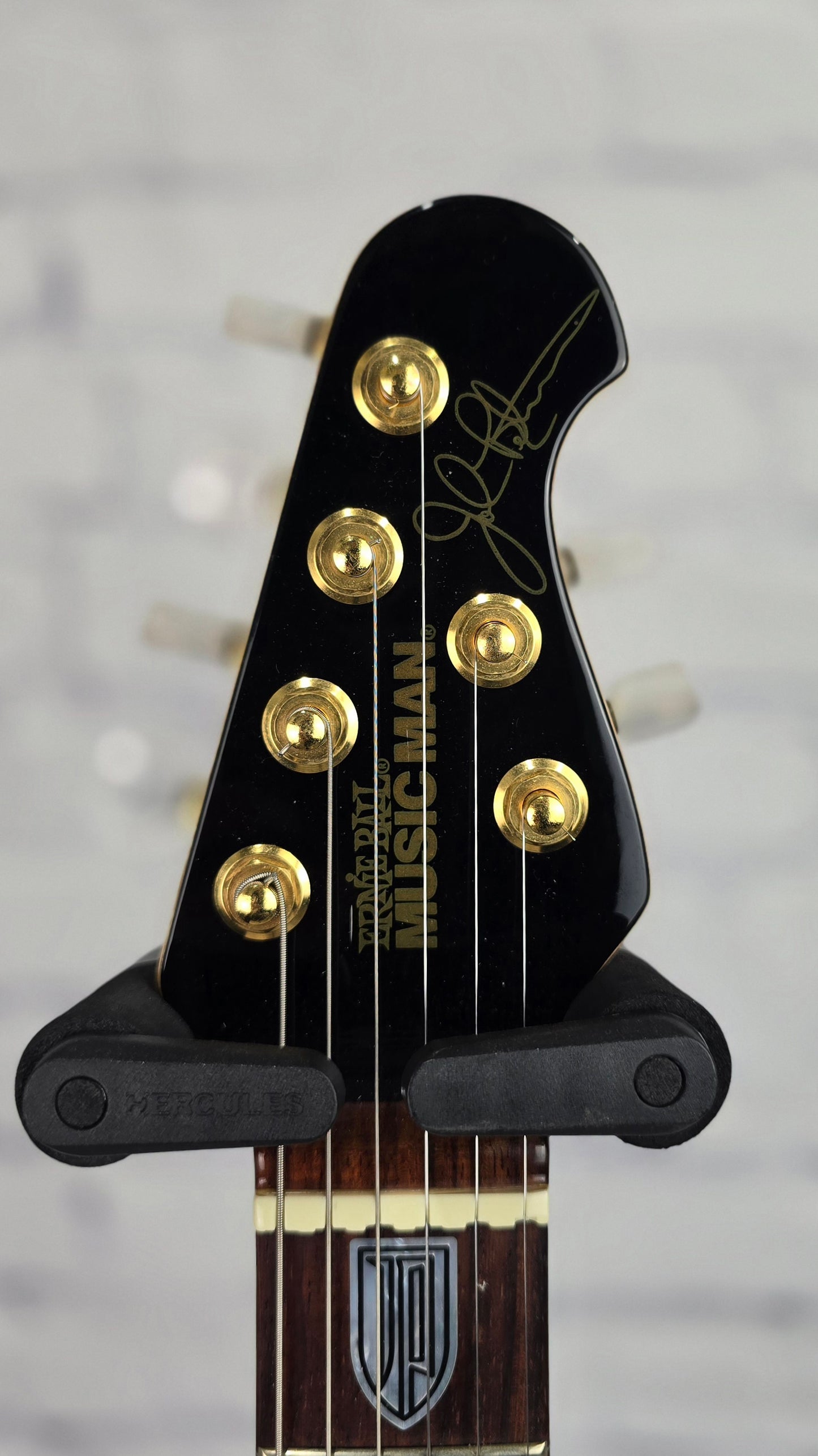 USED Ernie Ball Music Man EBMM JP6 John Petrucci Electric Guitar 2006 Limited Edition Gloss Black