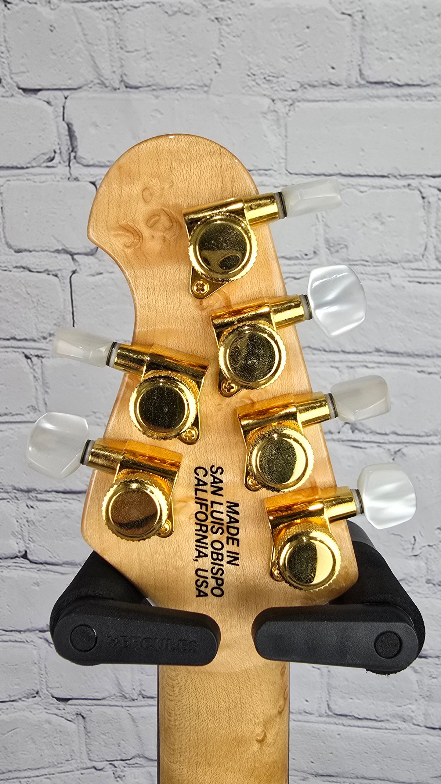 USED Ernie Ball Music Man EBMM JP6 John Petrucci Electric Guitar 2006 Limited Edition Gloss Black