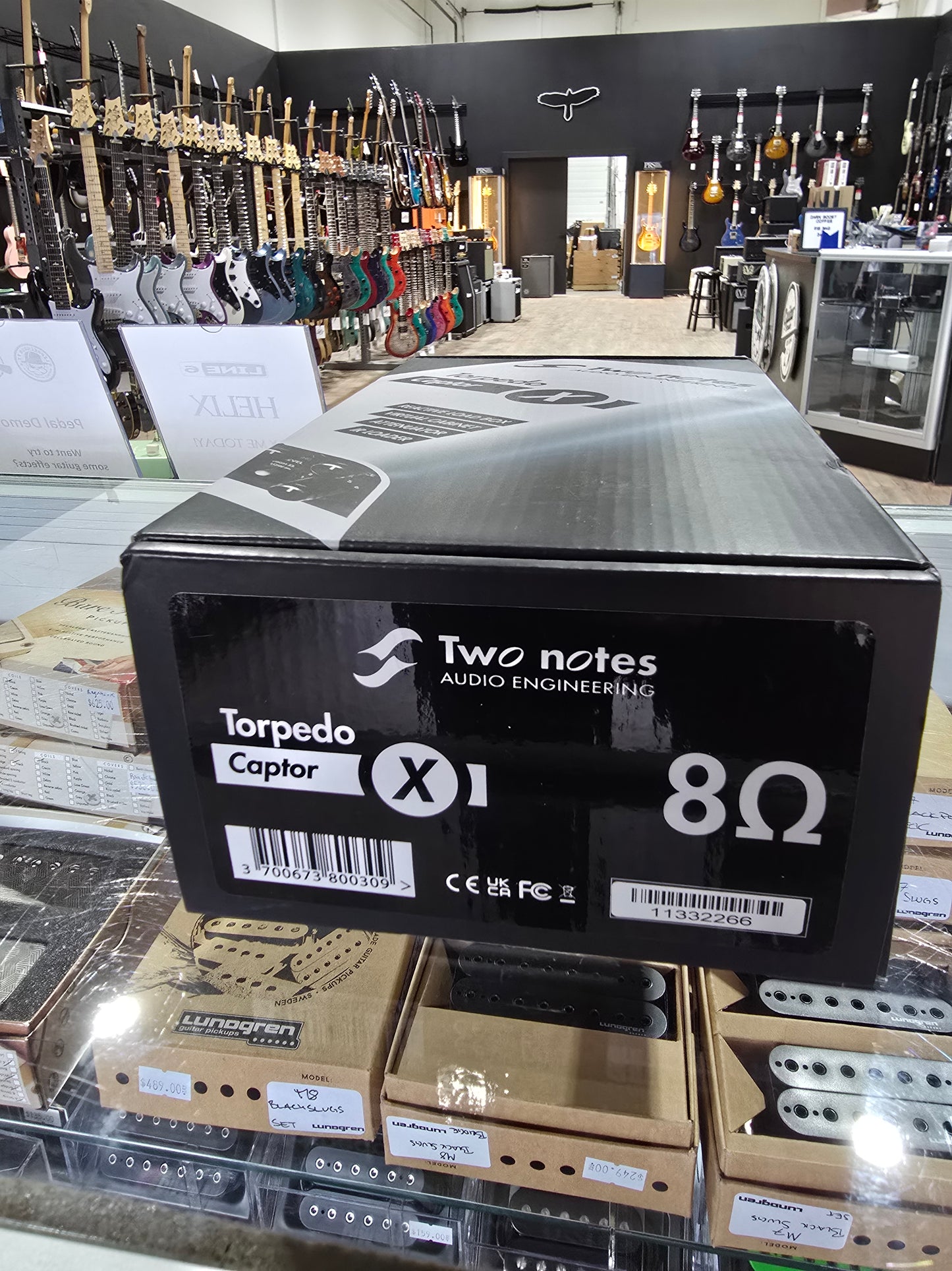 USED Two Notes Torpedo Captor X Reactive Load Box Cab Sim Attenuator 8ohm