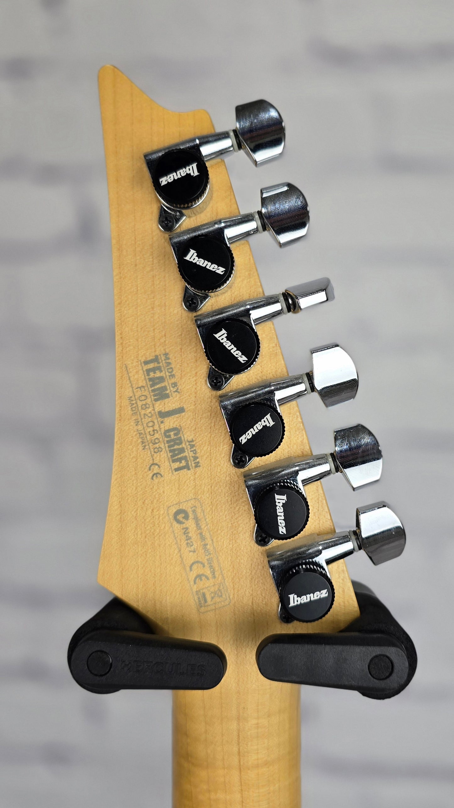 USED Ibanez Prestige JS1600 PSV Joe Satriani Electric Guitar Hard Tail Premium Silver