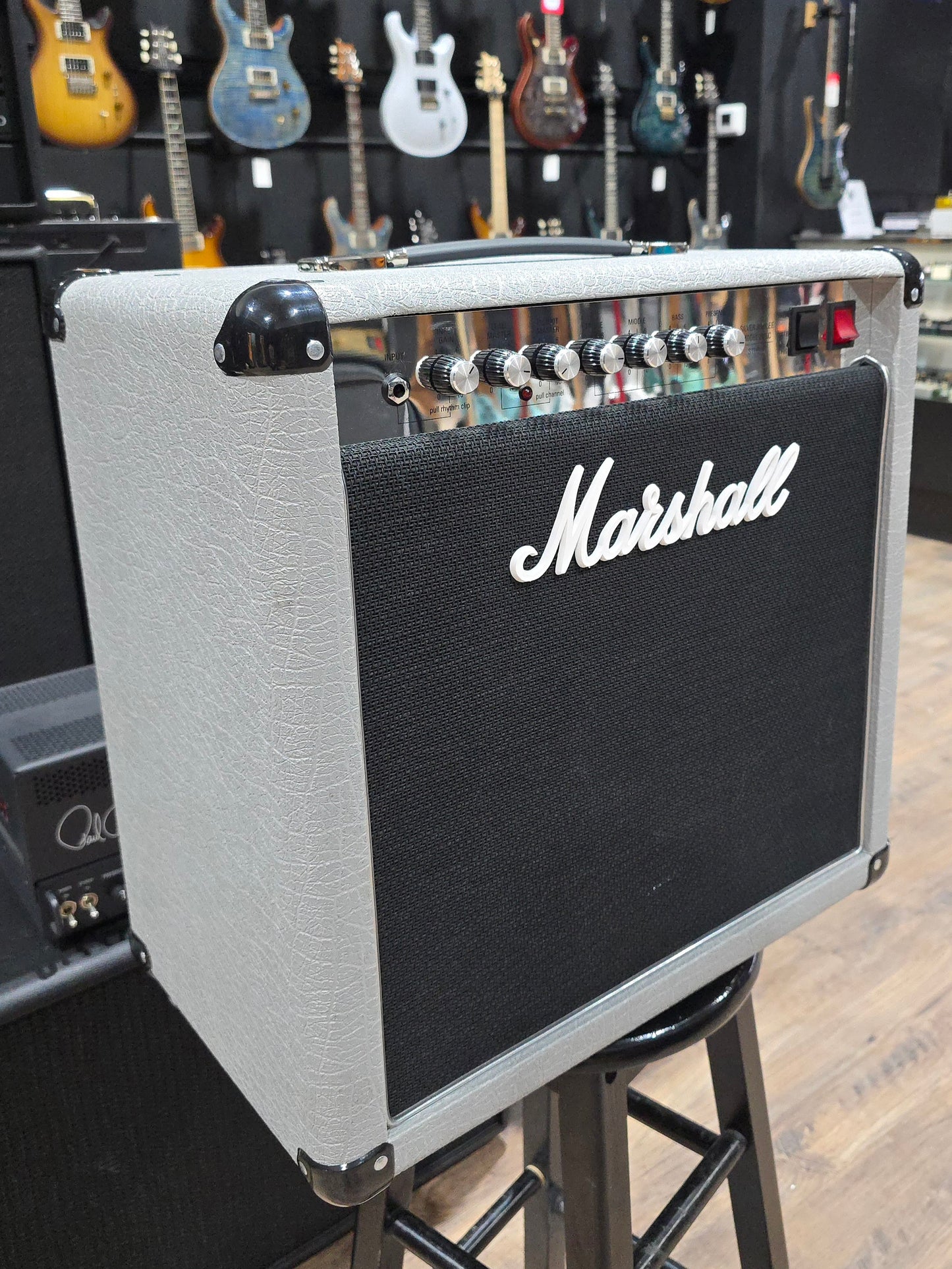 USED Marshall Mini Jubilee 20w/5w 1x12 Combo Amplifier Silver Tolex