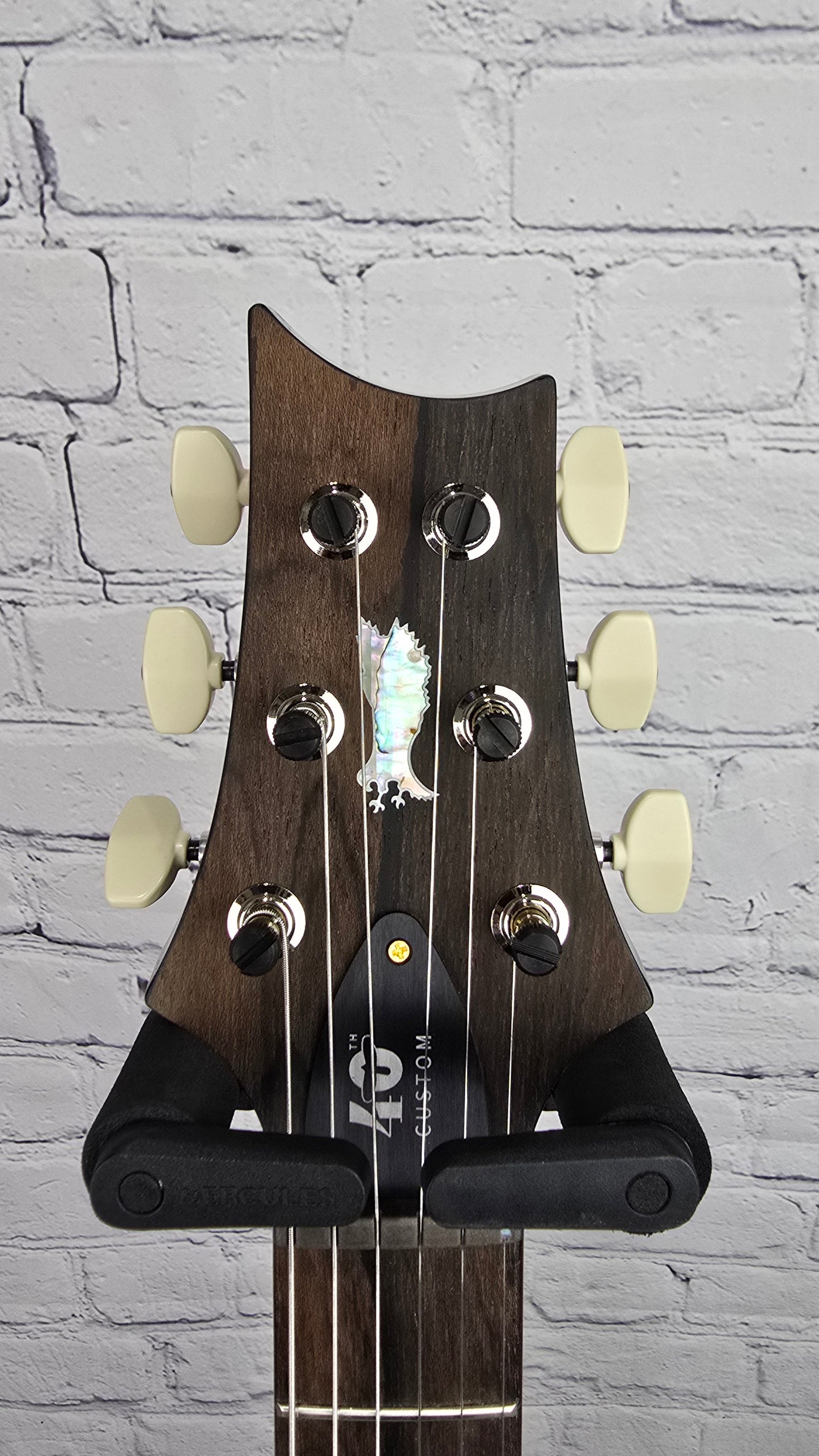 Paul Reed Smith PRS Custom 24-08 Semi-Hollow 40th Anniversary Limited Edition 10 Top Electric Guitar Faded Whale Blue Smokeburst