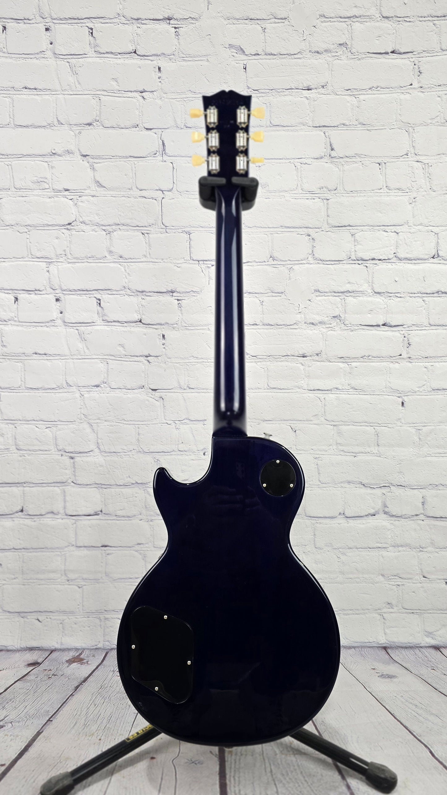 USED Gibson Les Paul Standard 50s Figured Top Electric Guitar Blueberry Burst