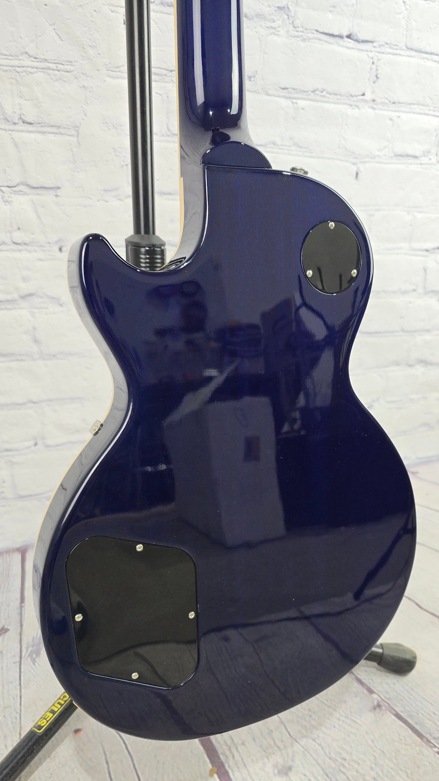 USED Gibson Les Paul Standard 50s Figured Top Electric Guitar Blueberry Burst
