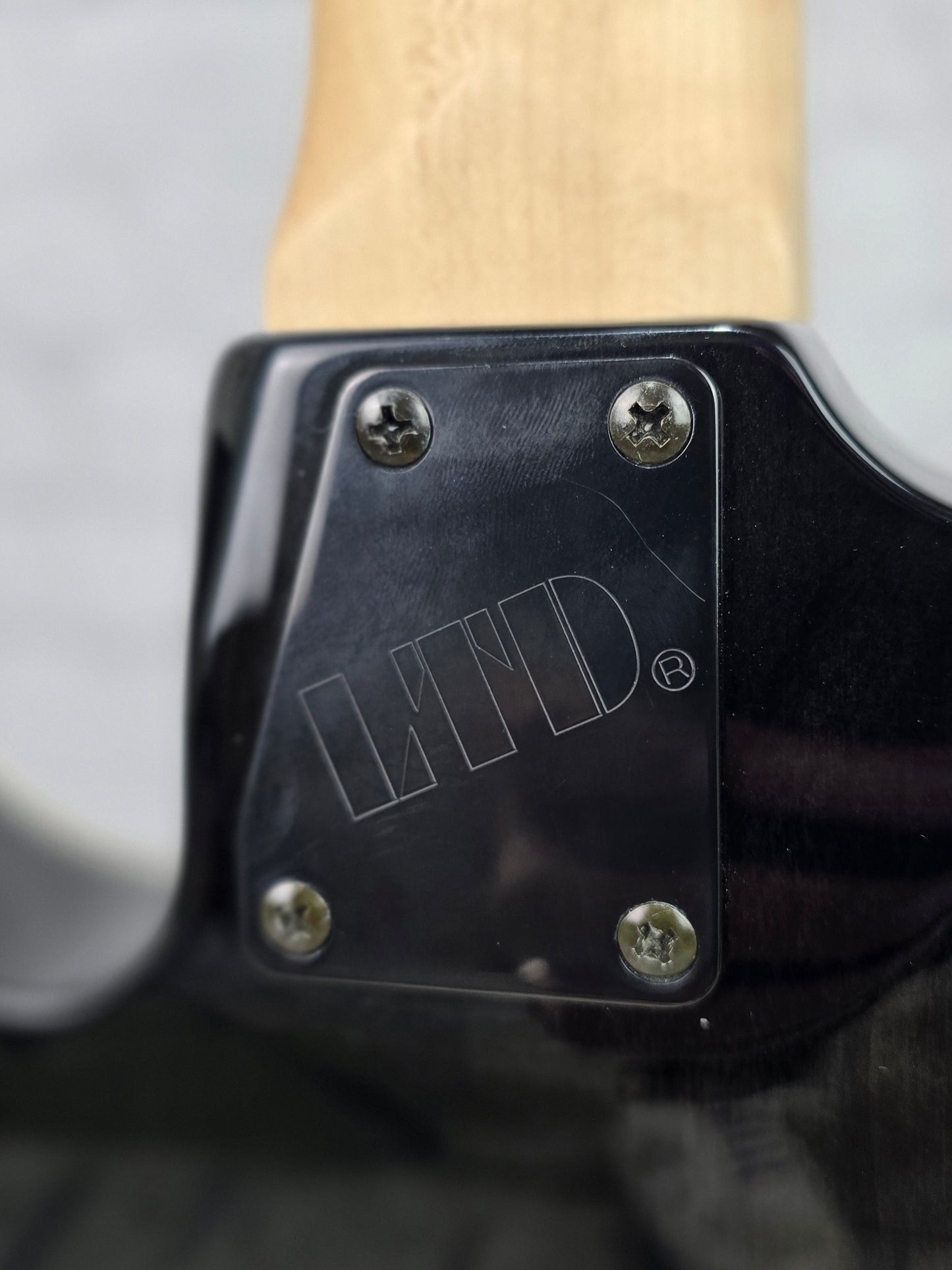 USED ESP LTD BS-B7 QM 7 String Baritone Electric Guitar Ben Savage Whitechapel Quilt Maple See Thru Black Sunburst