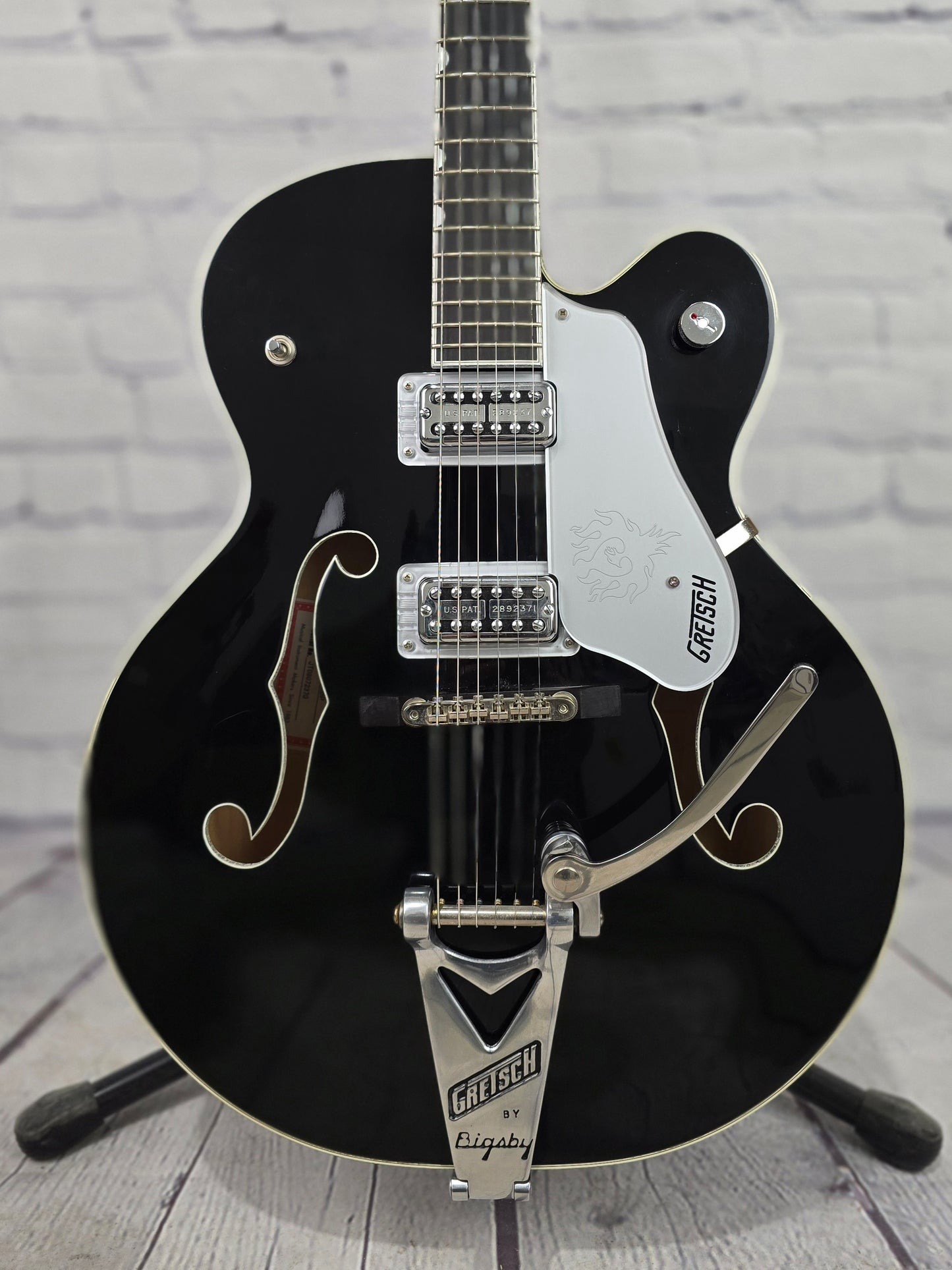 USED Gretsch G6136SLBP Brian Setzer Black Phoenix Electric Guitar Gloss Black