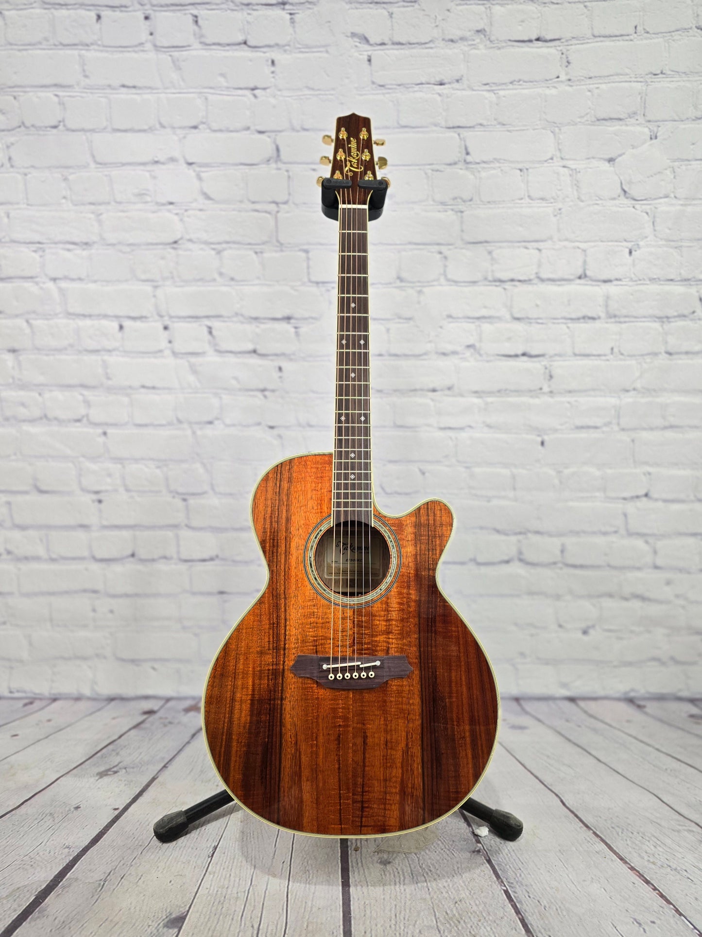 Takamine EF508KC NEX 6 String Acoustic Guitar Koa Natural