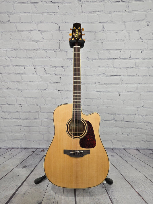 Takamine Pro Series P4DC Dreadnaught Acoustic Guitar Natural Gloss