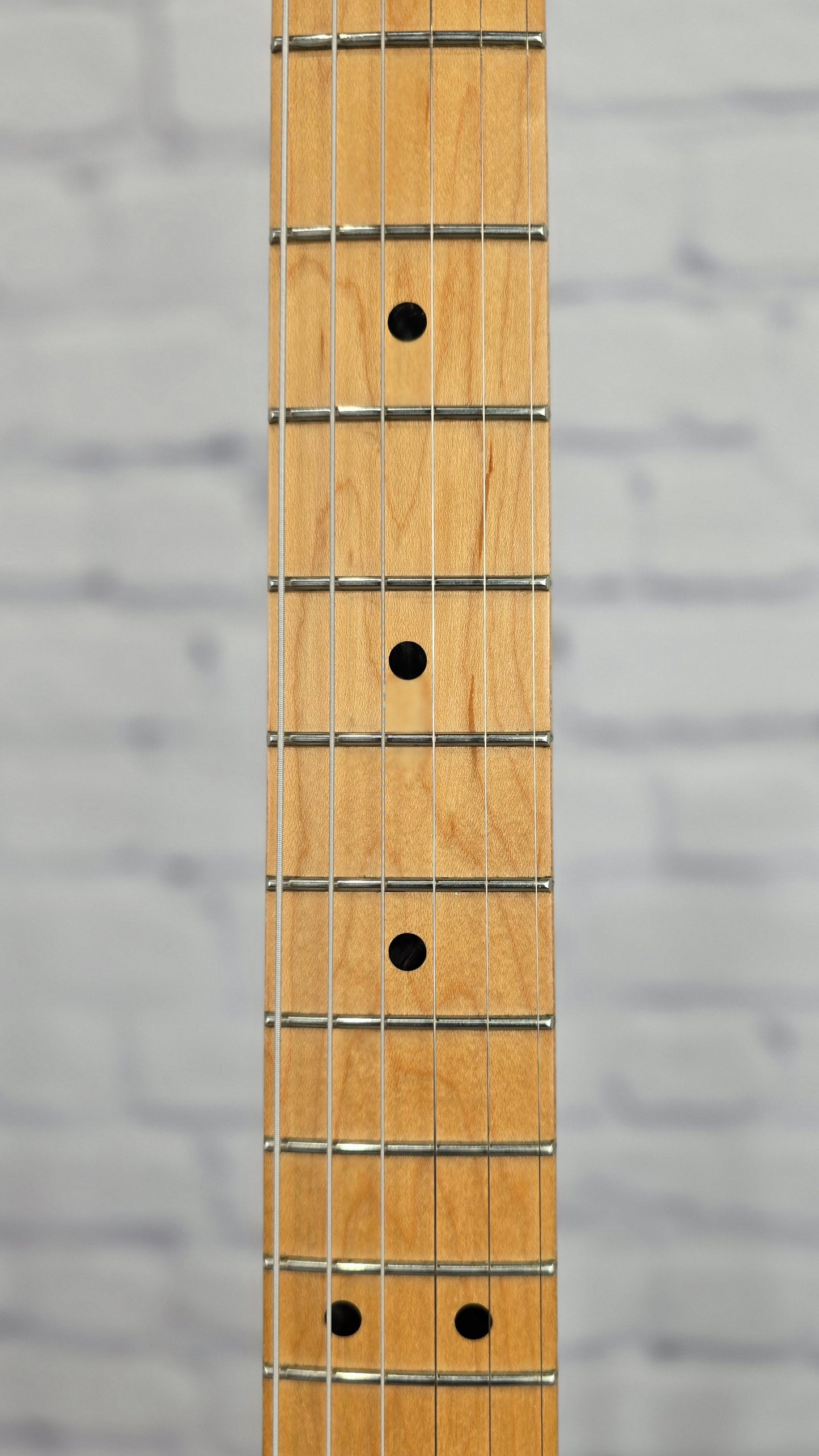 USED Fender Mexican Thinline Telecaster Candy Apple Red Duncan Quarter Pounder