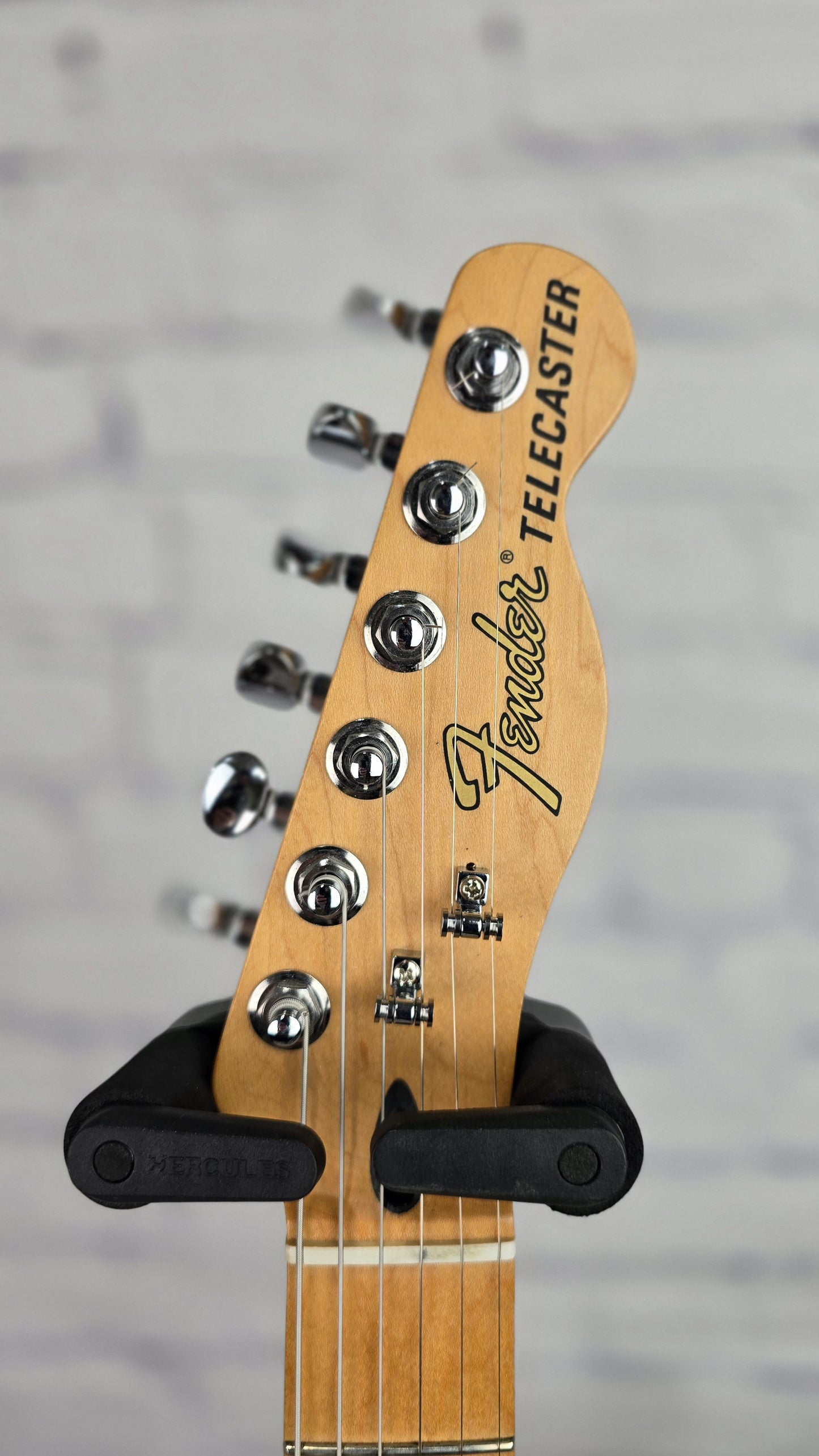 USED Fender Mexican Thinline Telecaster Candy Apple Red Duncan Quarter Pounder