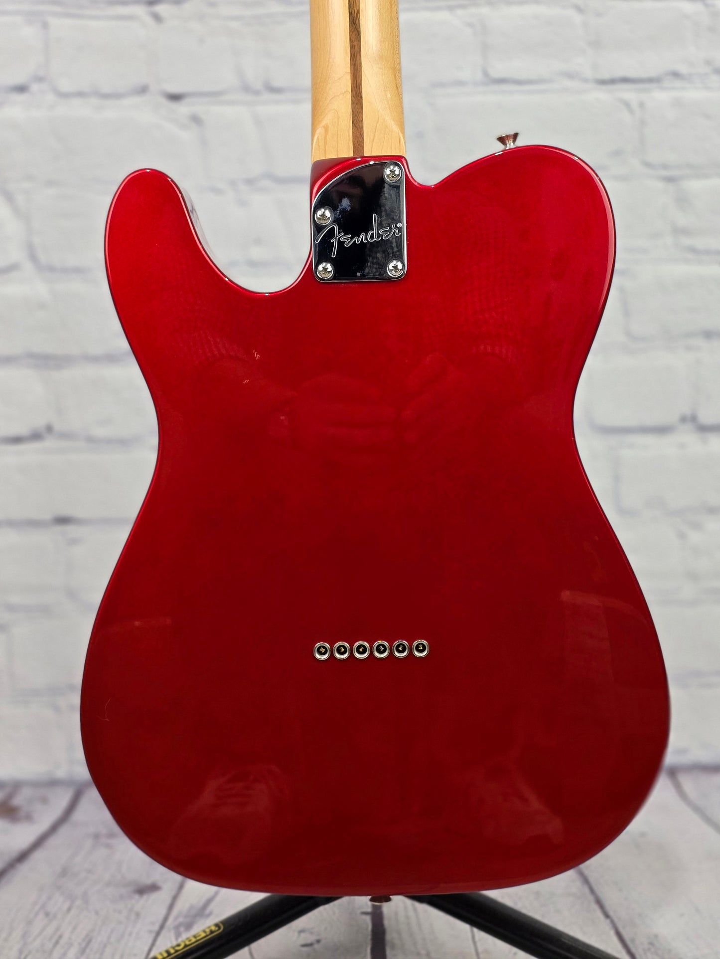 USED Fender Mexican Thinline Telecaster Candy Apple Red Duncan Quarter Pounder