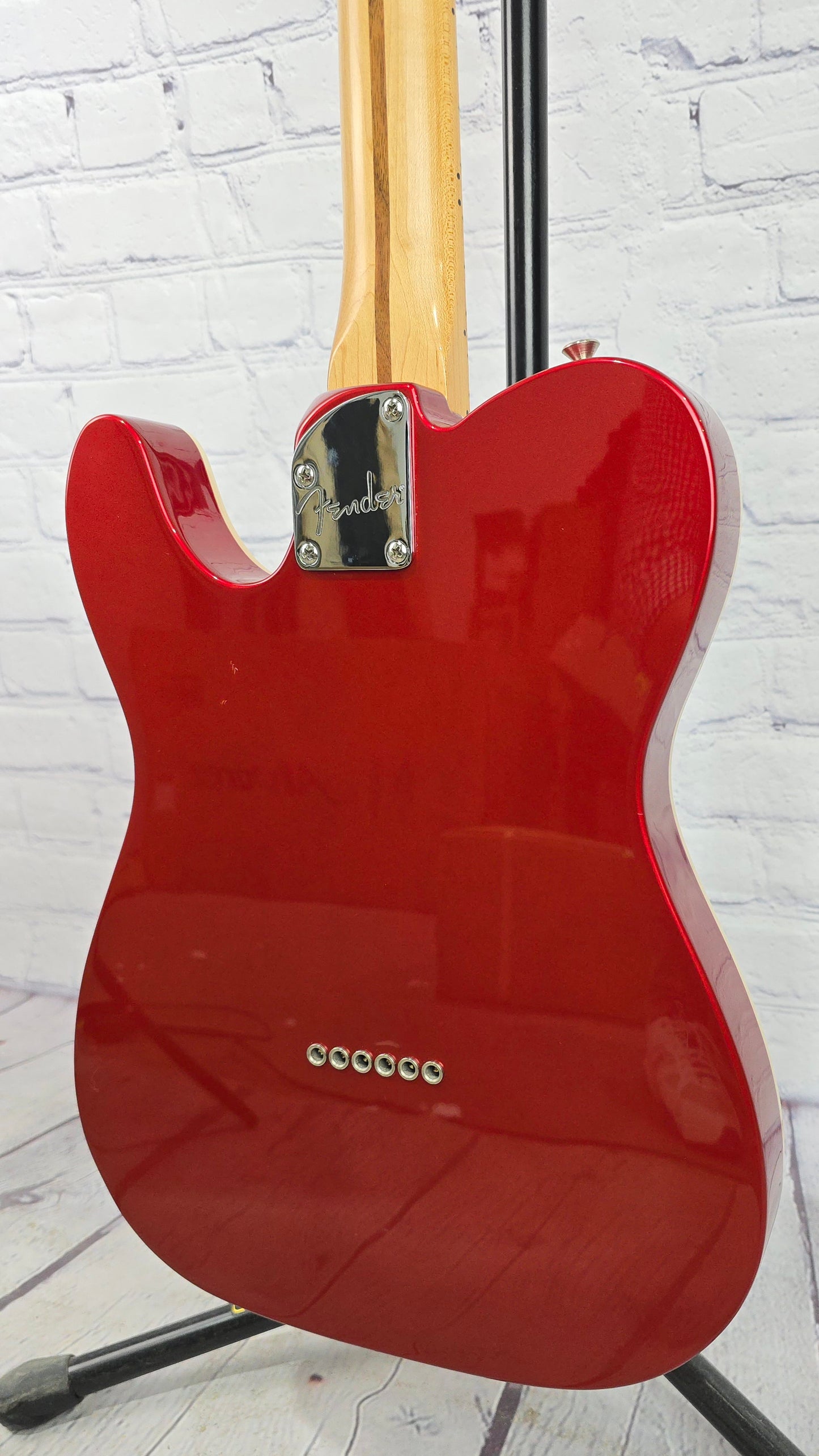 USED Fender Mexican Thinline Telecaster Candy Apple Red Duncan Quarter Pounder