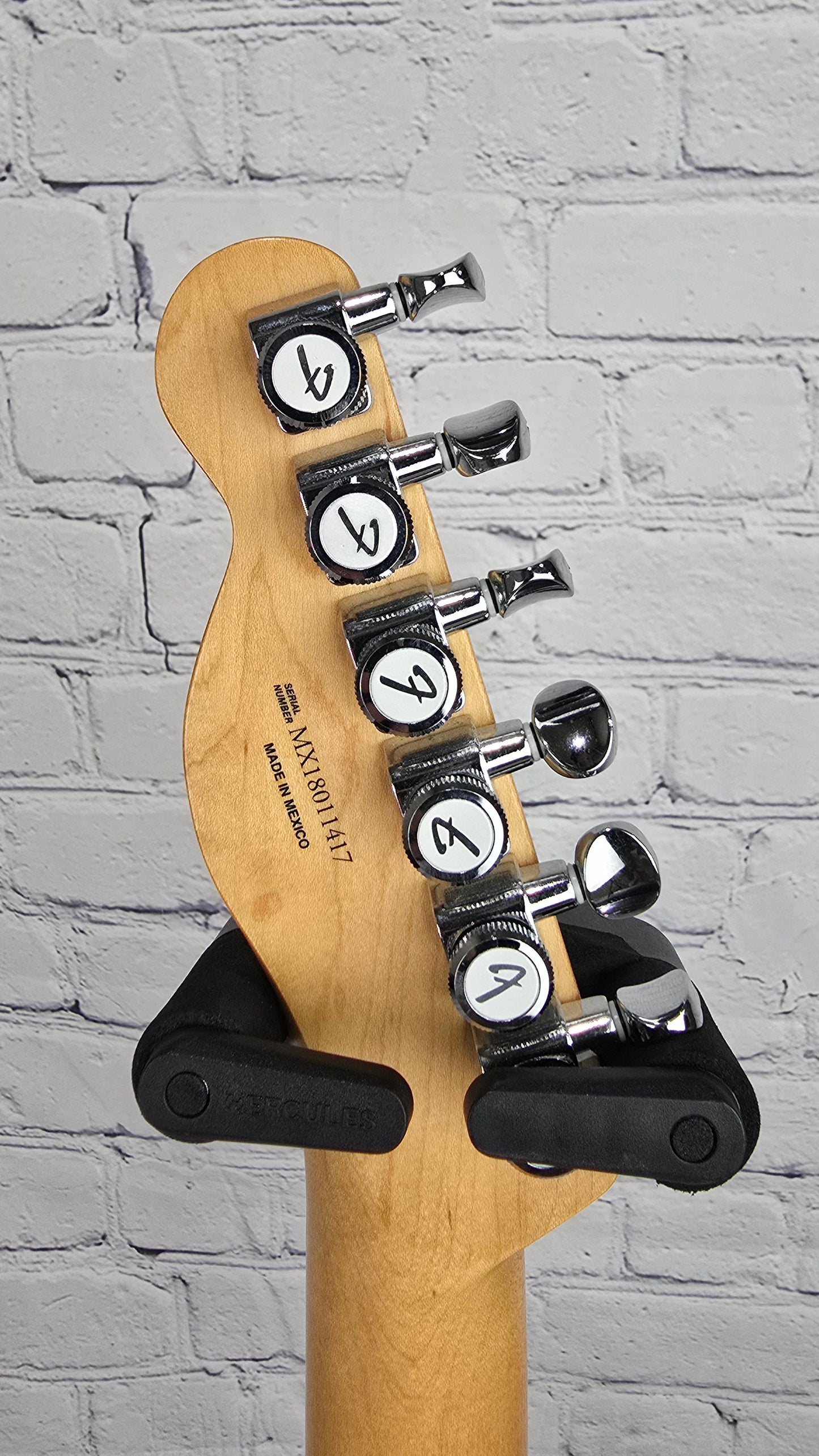 USED Fender Mexican Thinline Telecaster Candy Apple Red Duncan Quarter Pounder