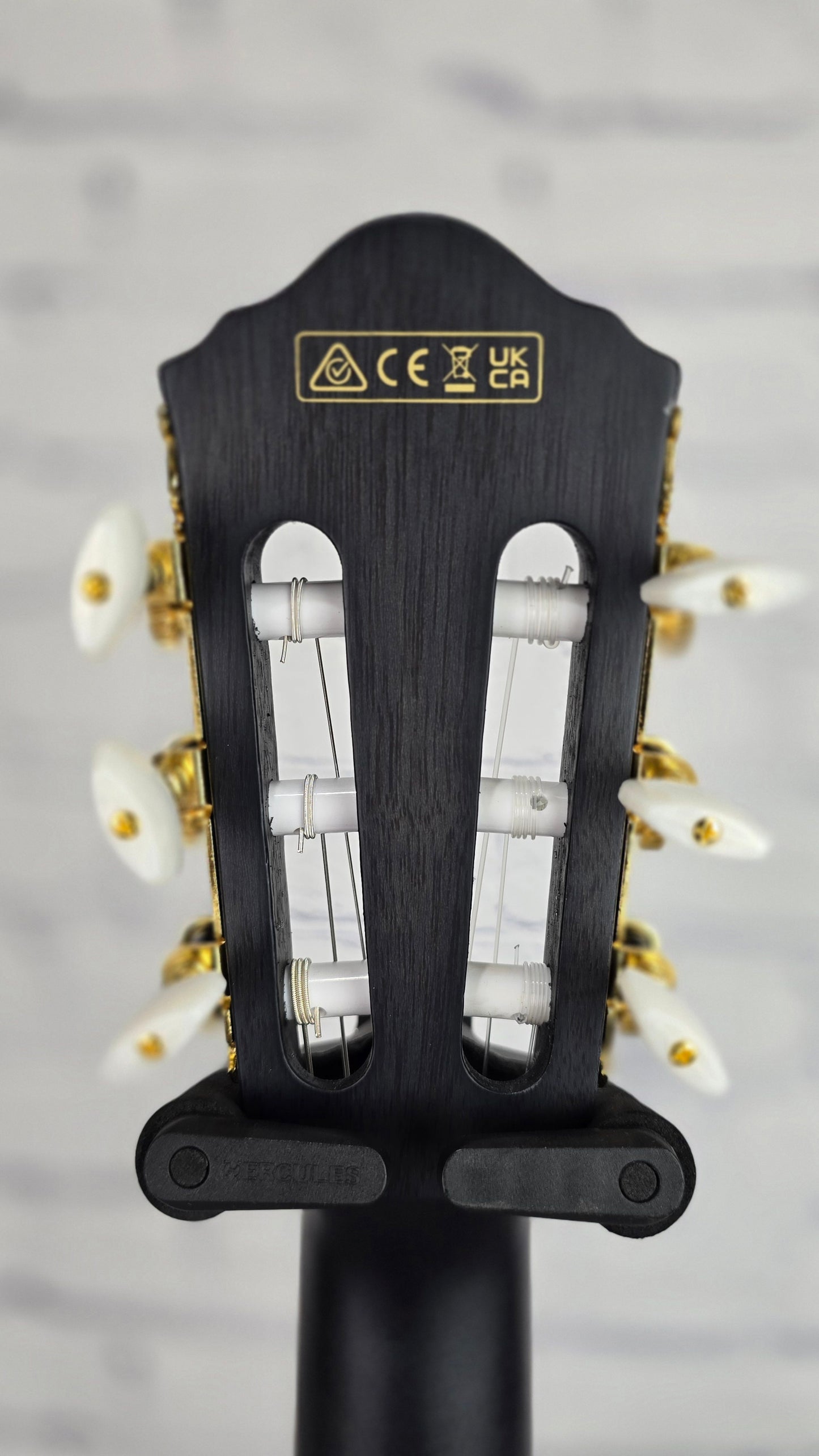 Ibanez TOD10NL TKF Tim Henson Left Handed Nylon String Acoustic Guitar Transparent Flat Black Lefty