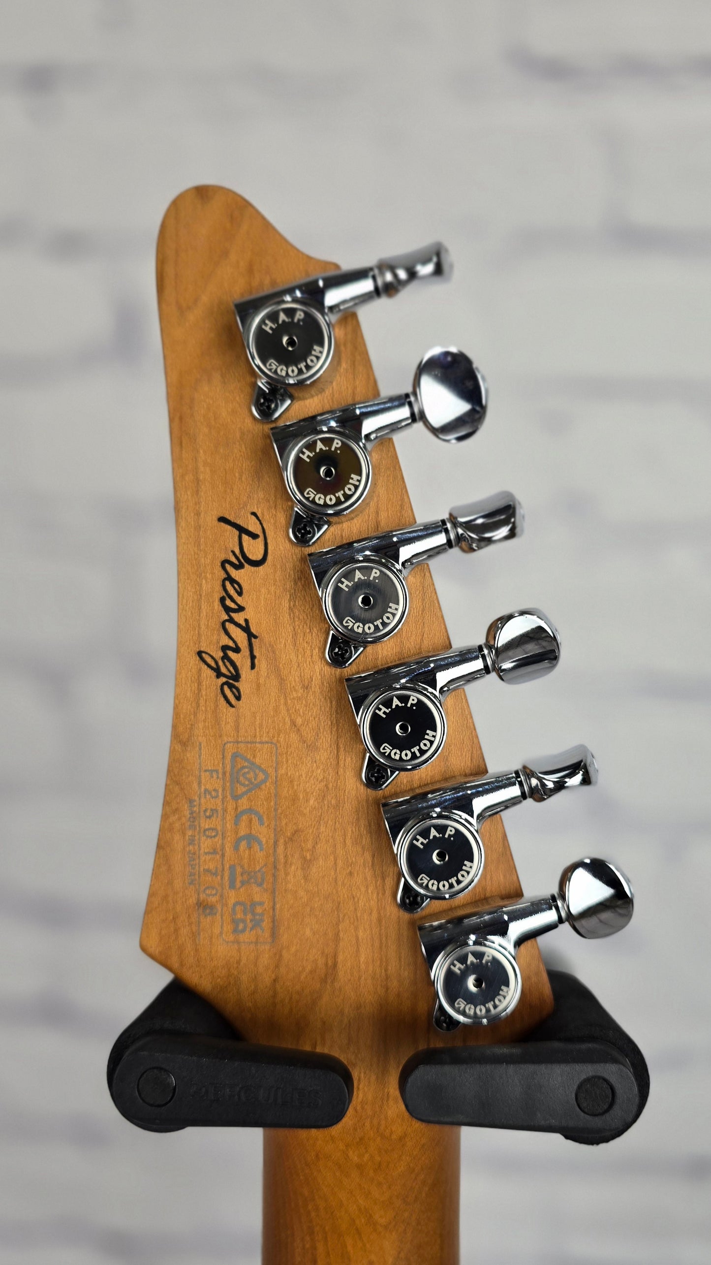 Ibanez Prestige AZ2204N VGF 6 String Electric Guitar Ivy Green Metallic Flat