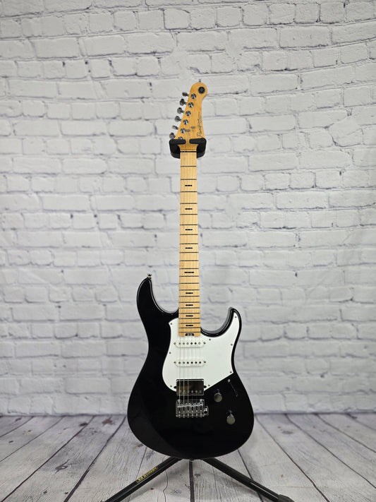 Yamaha Pacifica Professional PACP12M BM 6 String Electric Guitar Black Metallic Maple