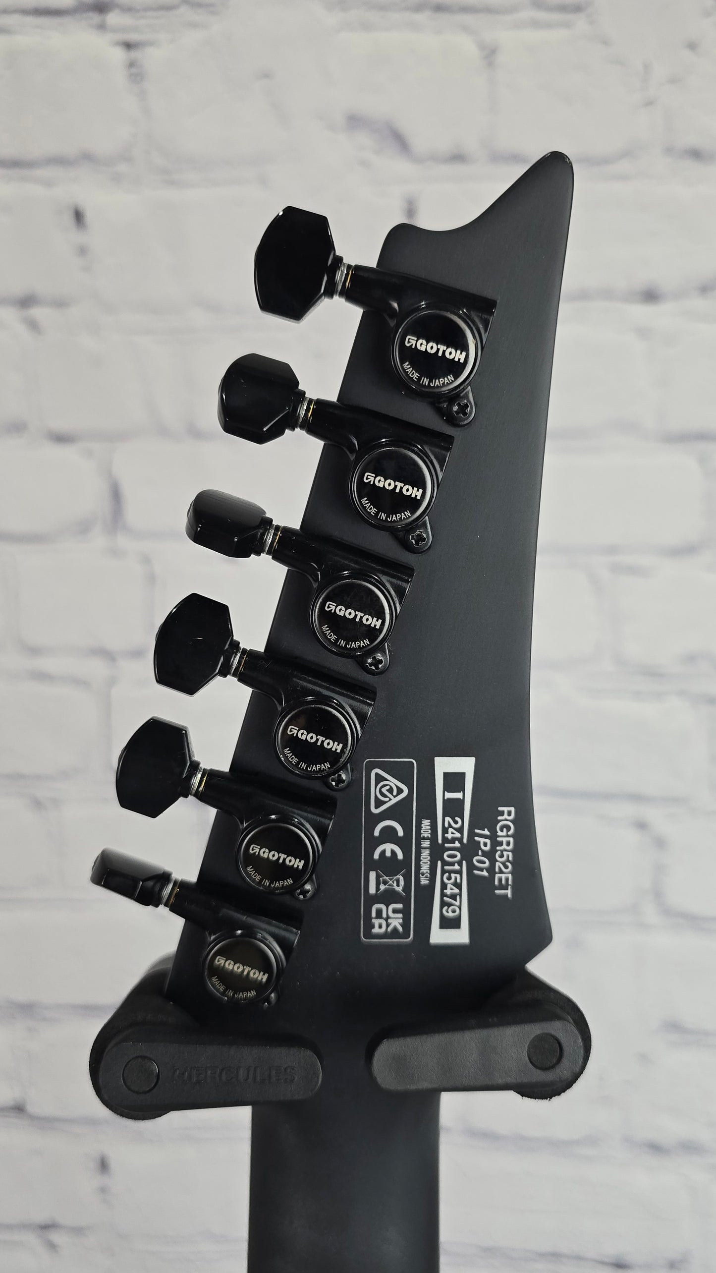 Ibanez Axe Design Lab RGR52ET BK 6 String Evertune Electric Guitar Gloss Black