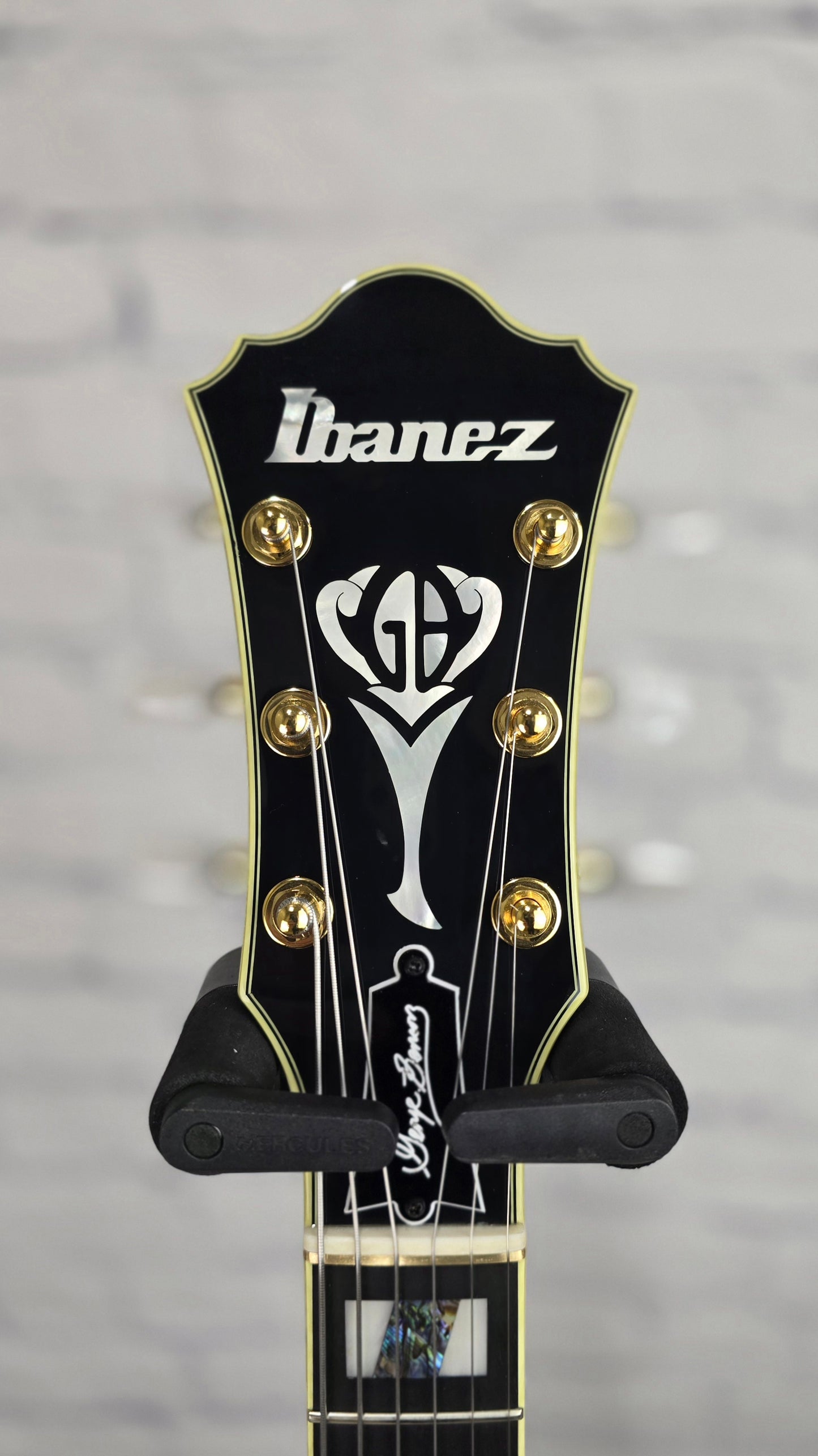 Ibanez GB10 BK George Benson Signature Hollow Body Electric Guitar Black