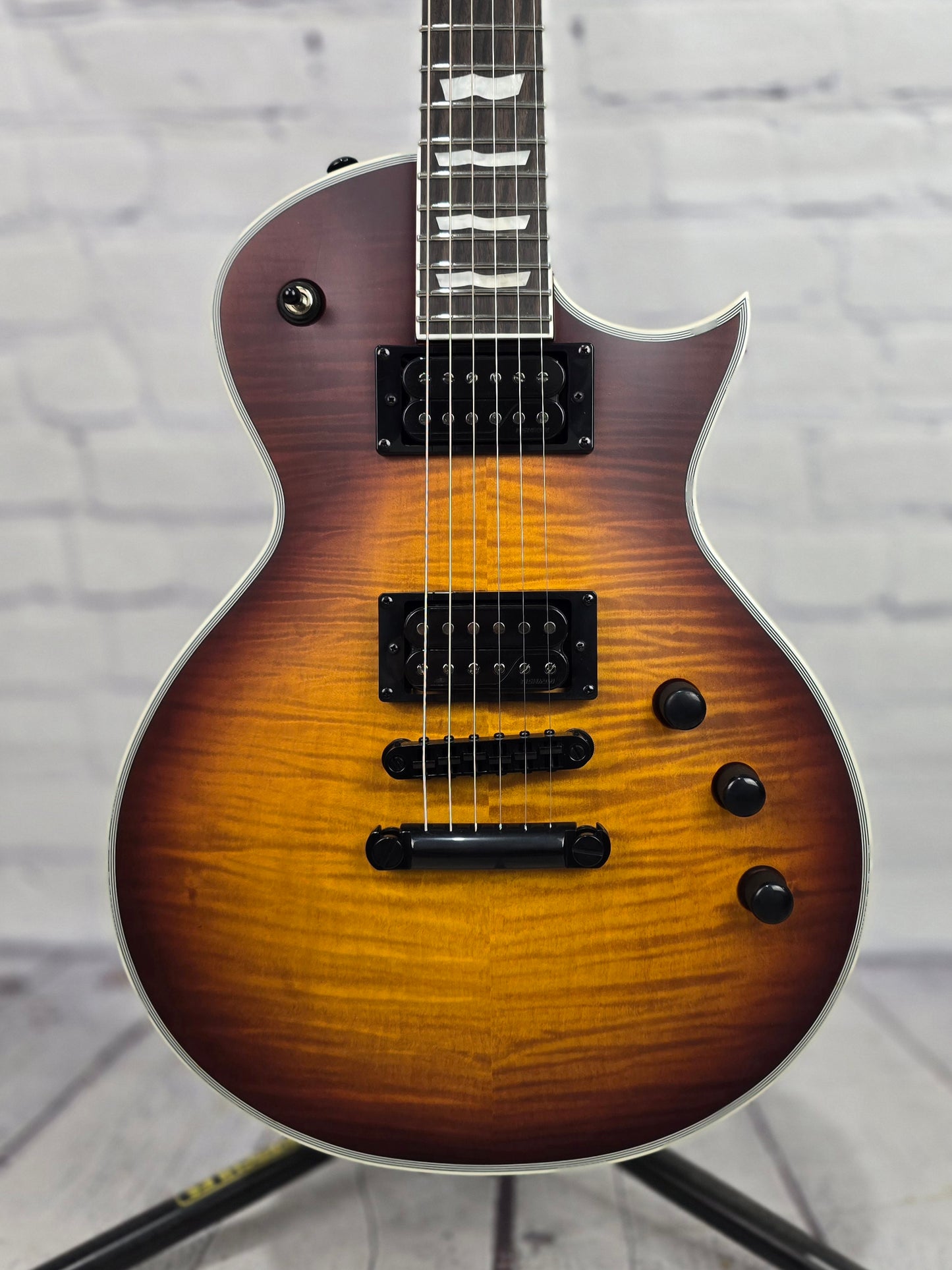 ESP LTD Eclipse EC-1000T CTM FM TSBS Electric Guitar Tobacco Sunburst