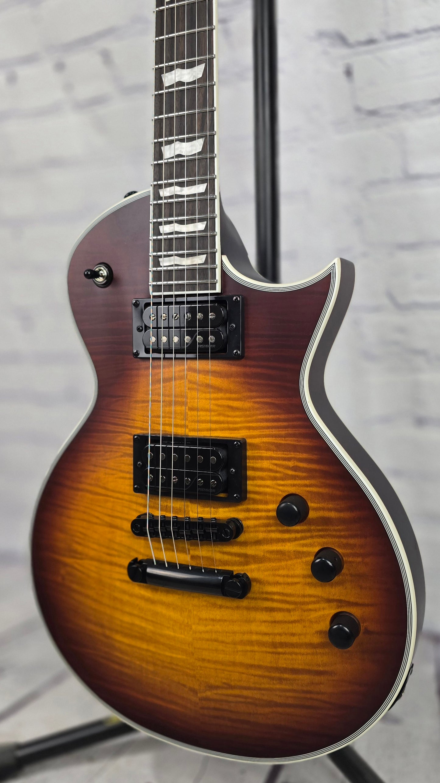 ESP LTD Eclipse EC-1000T CTM FM TSBS Electric Guitar Tobacco Sunburst