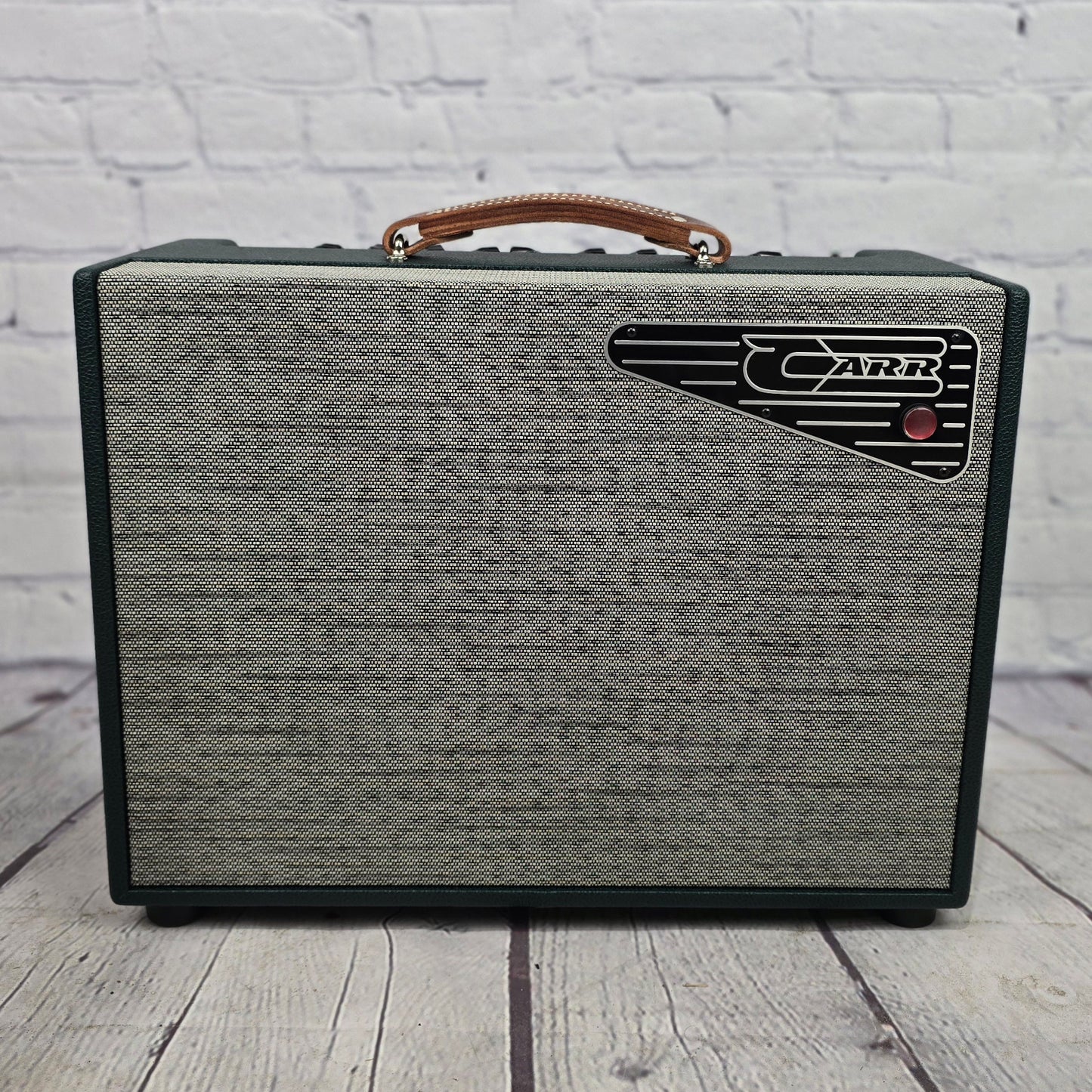 Carr Amplifiers Bel-Ray 1x12 16w Tube Combo Amp Green Tolex w/Buffalo Leather Handle
