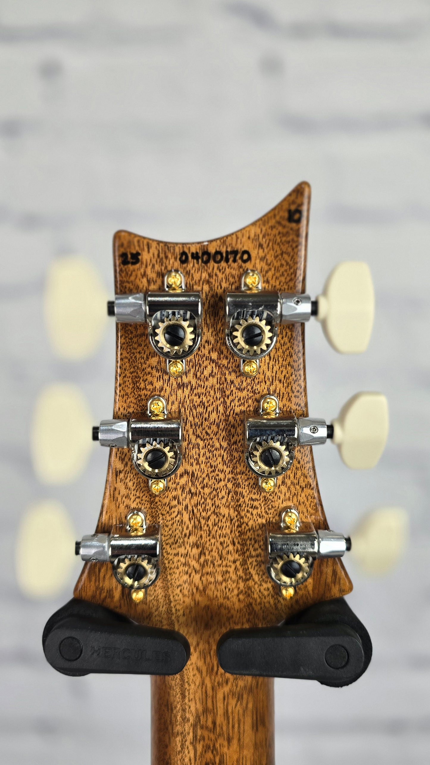 Paul Reed Smith PRS Custom 24-08 Semi-Hollow 40th Anniversary Limited Edition 10 Top Electric Guitar Faded Whale Blue Natural Back