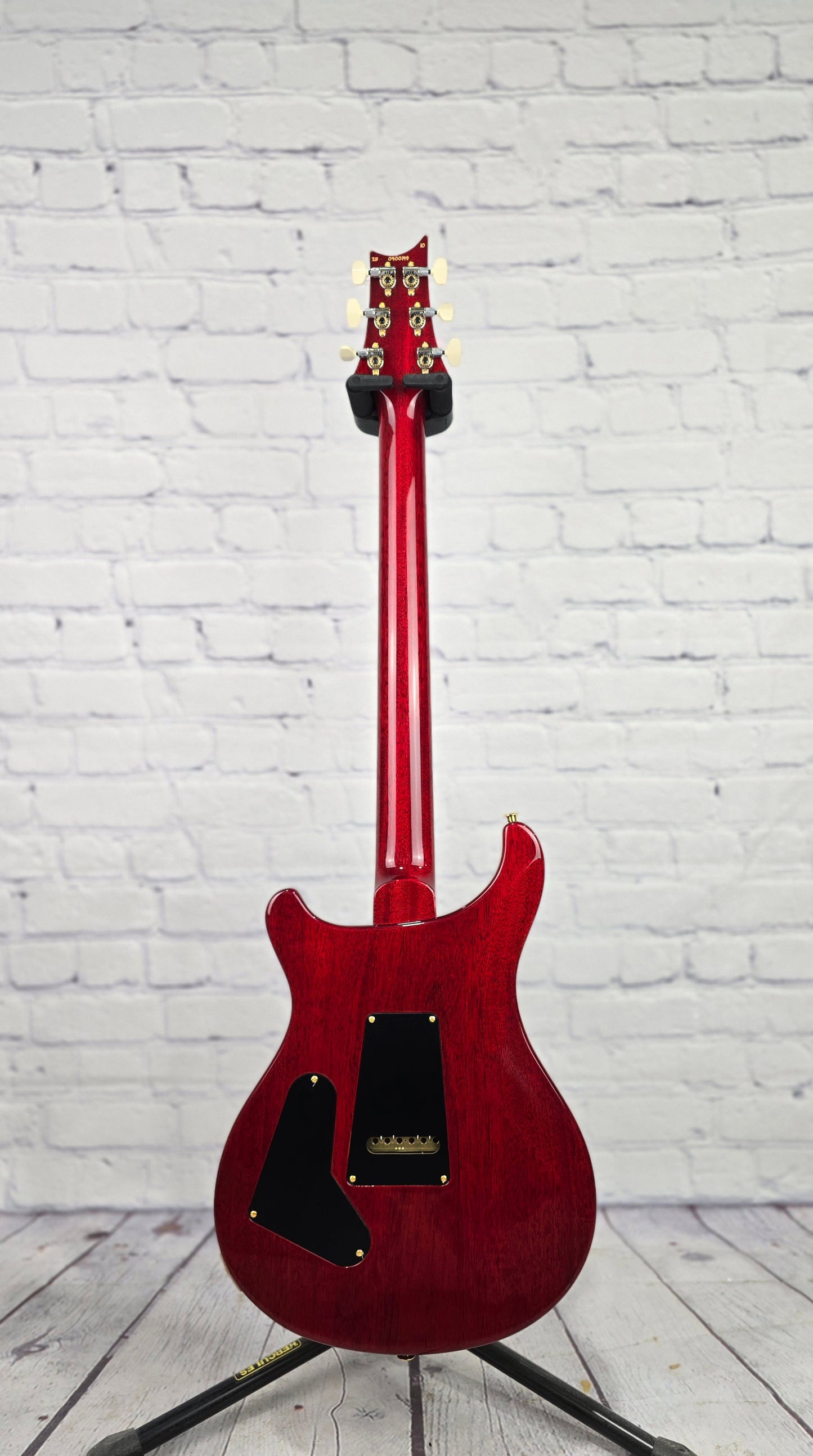 Paul Reed Smith PRS Custom 24-08 Semi-Hollow 40th Anniversary Limited Edition 10 Top Electric Guitar Charcoal a Cherry Burst