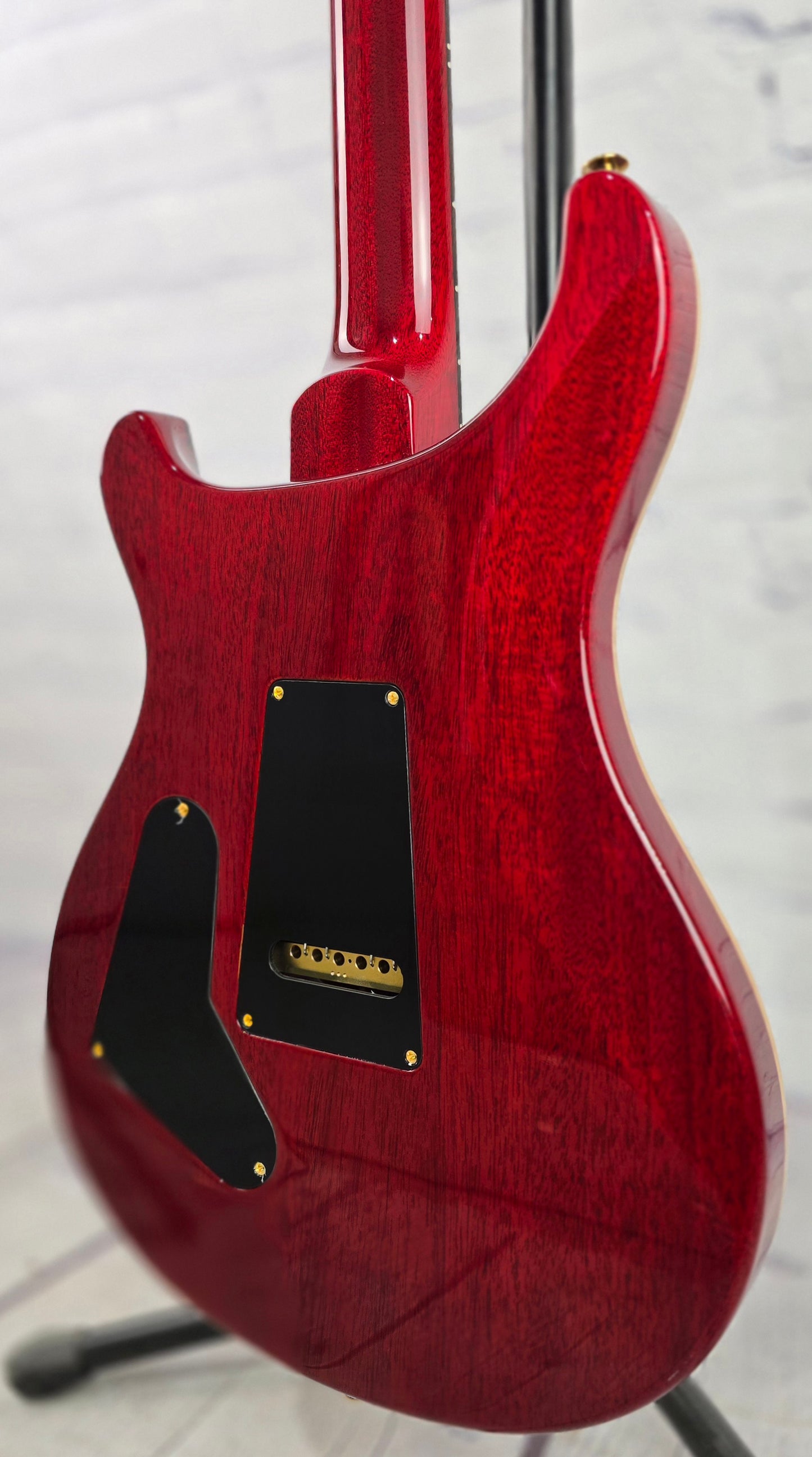 Paul Reed Smith PRS Custom 24-08 Semi-Hollow 40th Anniversary Limited Edition 10 Top Electric Guitar Charcoal a Cherry Burst