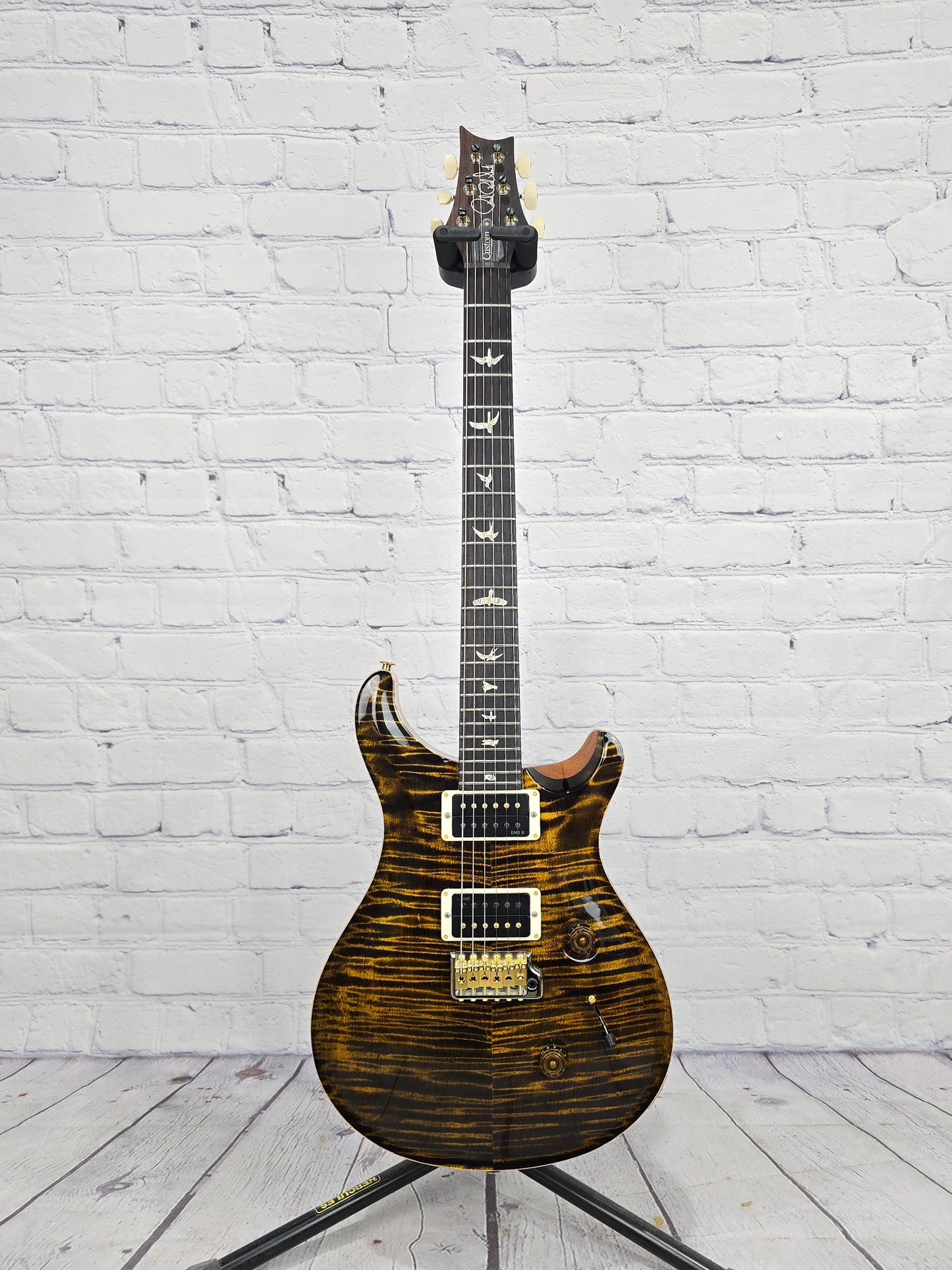 Paul Reed Smith PRS Custom 24 Core 10 Top Electric Guitar Yellow Tiger