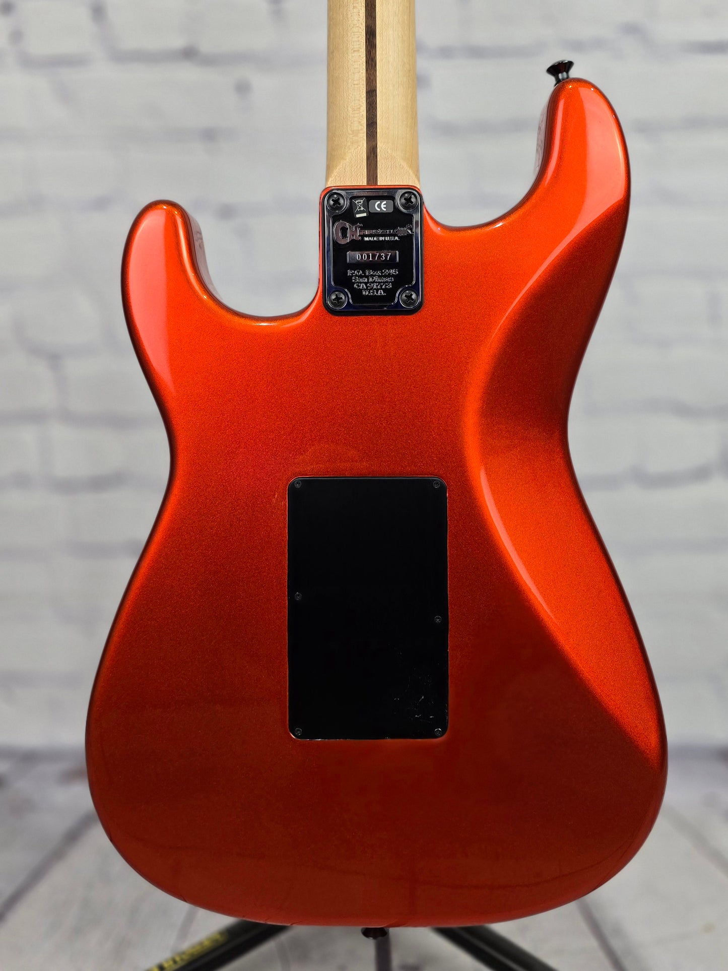 USED Charvel USA So-Cal 6 String Electric Guitar Candy Tangerine