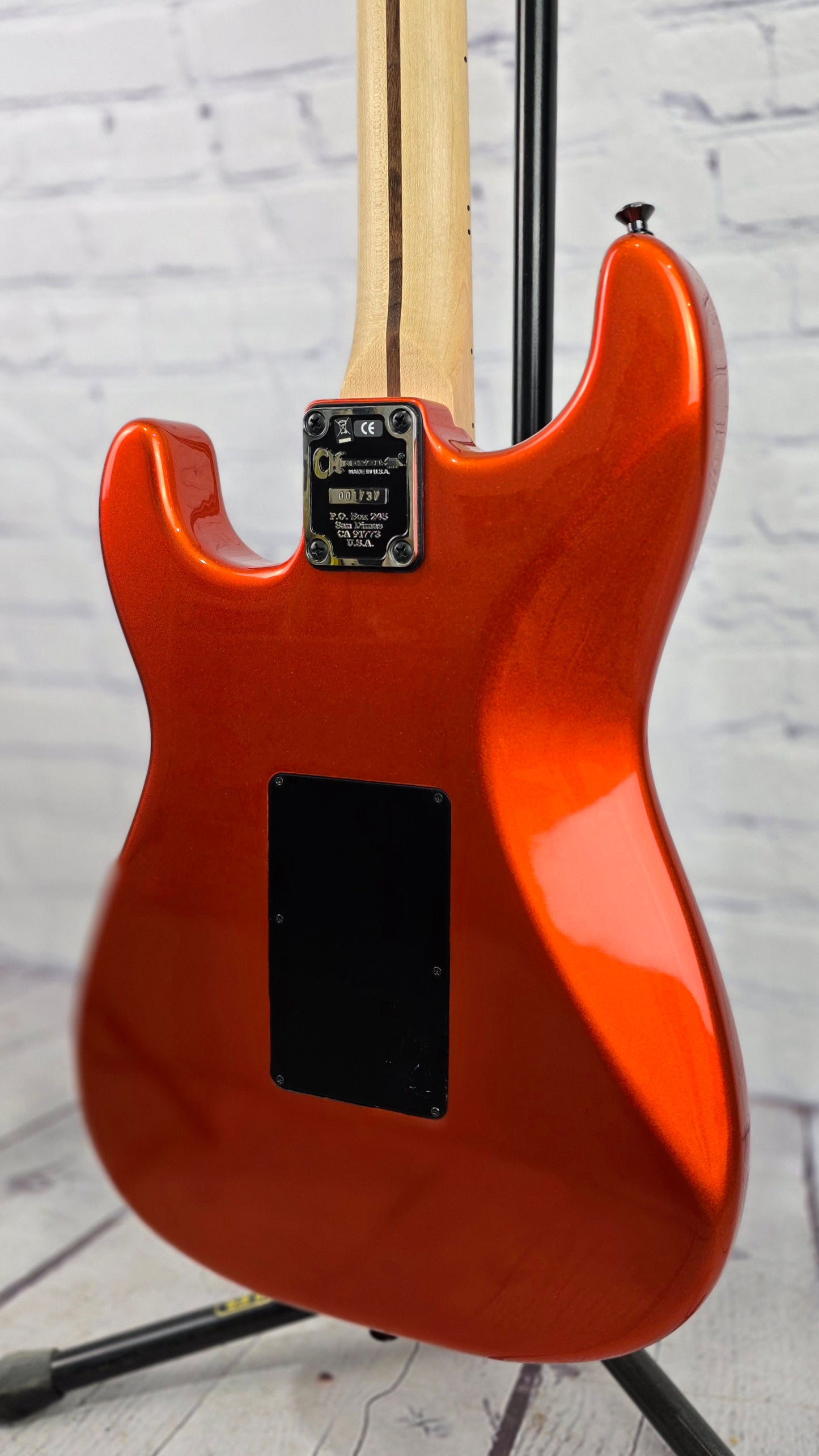 USED Charvel USA So-Cal 6 String Electric Guitar Candy Tangerine