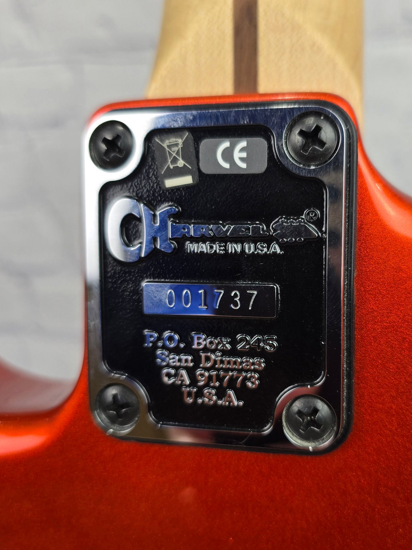 USED Charvel USA So-Cal 6 String Electric Guitar Candy Tangerine