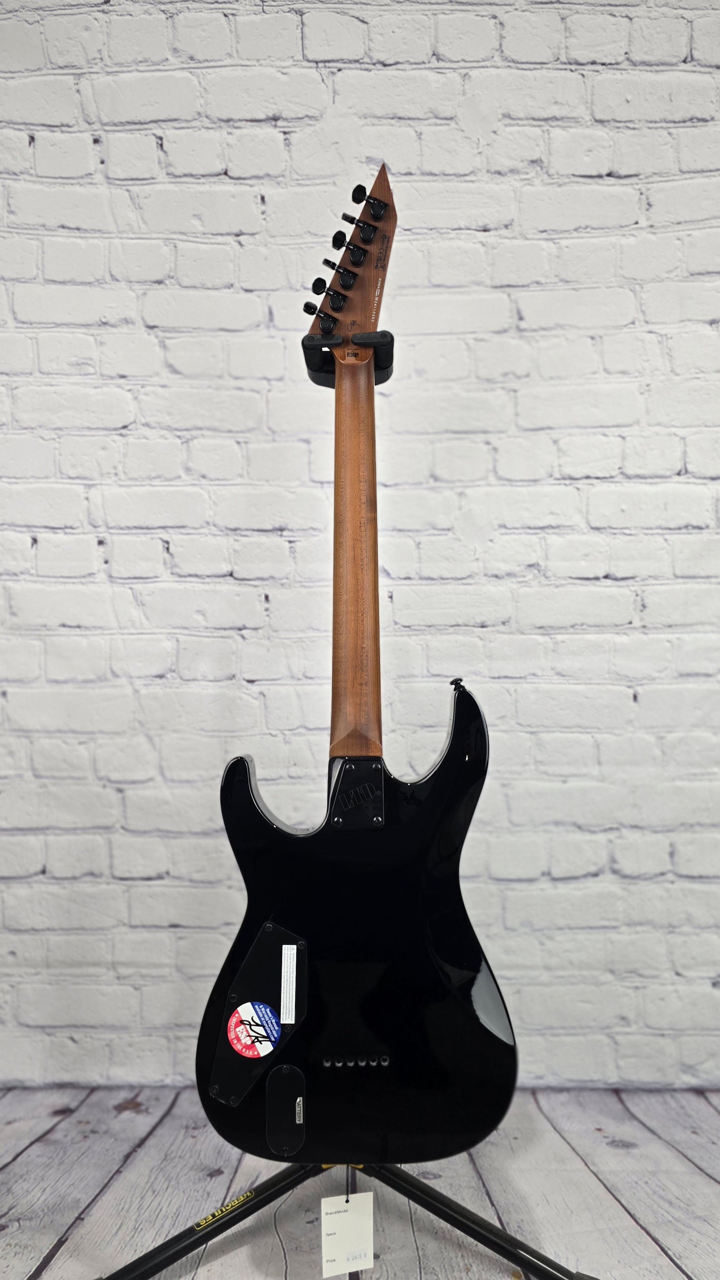 ESP LTD Signature Series JM-II Josh Middleton Electric Guitar Shadow Burst